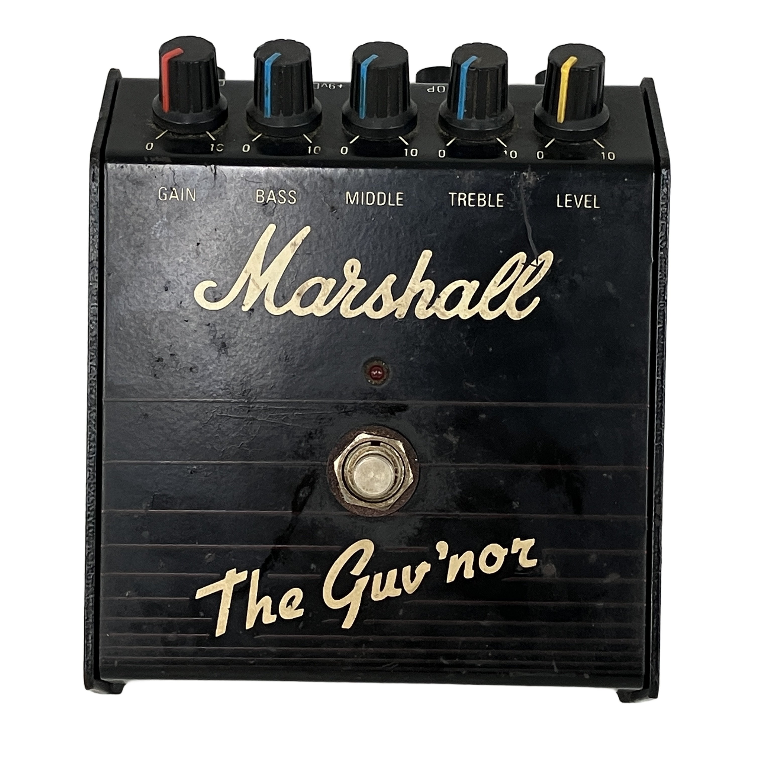 Marshall The Guv'nor Made in England 青基盤 ディストーション エフェクター 電池蓋欠品 中古