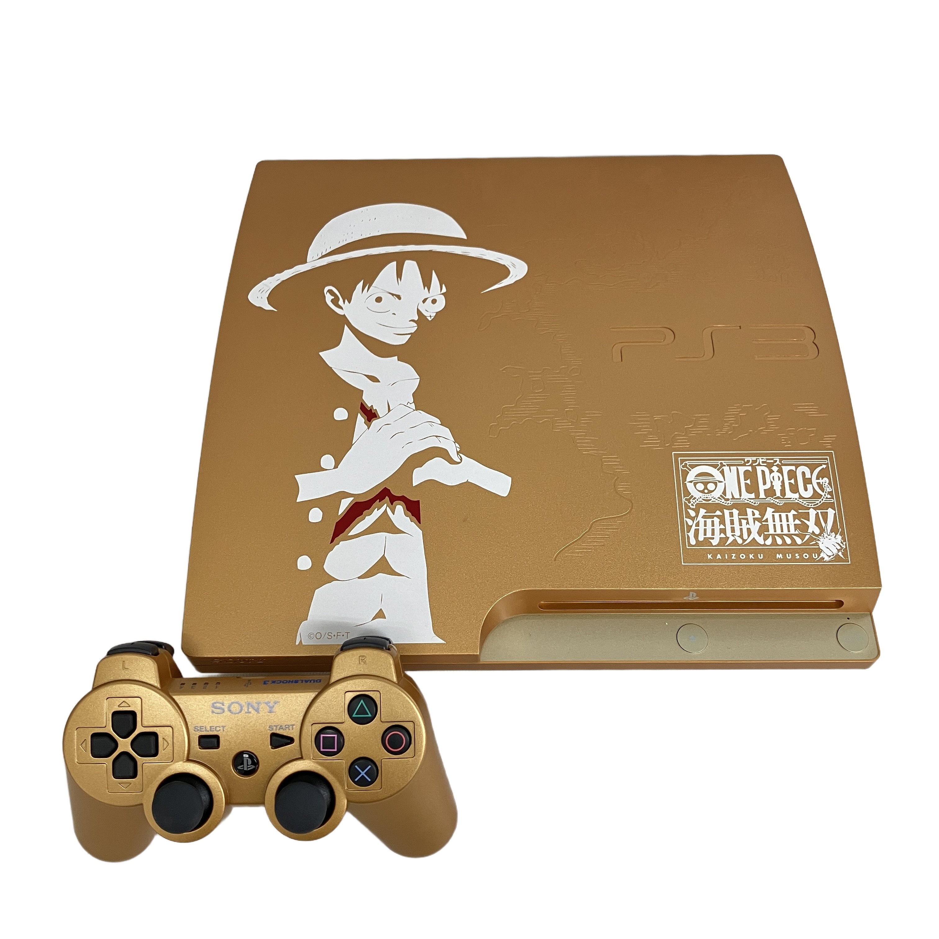 SONY ソニー CECH-3000B PlayStation3 ワンピース 海賊無双 GOLO EDITTON 320GB 家庭用ゲーム機 中古