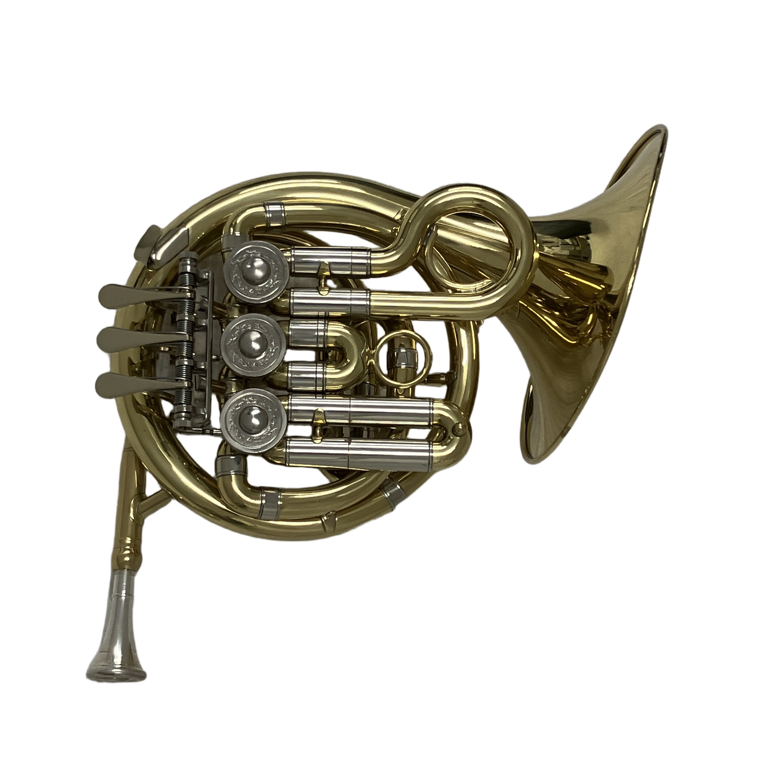 J.Micheal PFH-500 ポケットホルン High B♭管 シングル クリアラッカー ハードケース付 中古