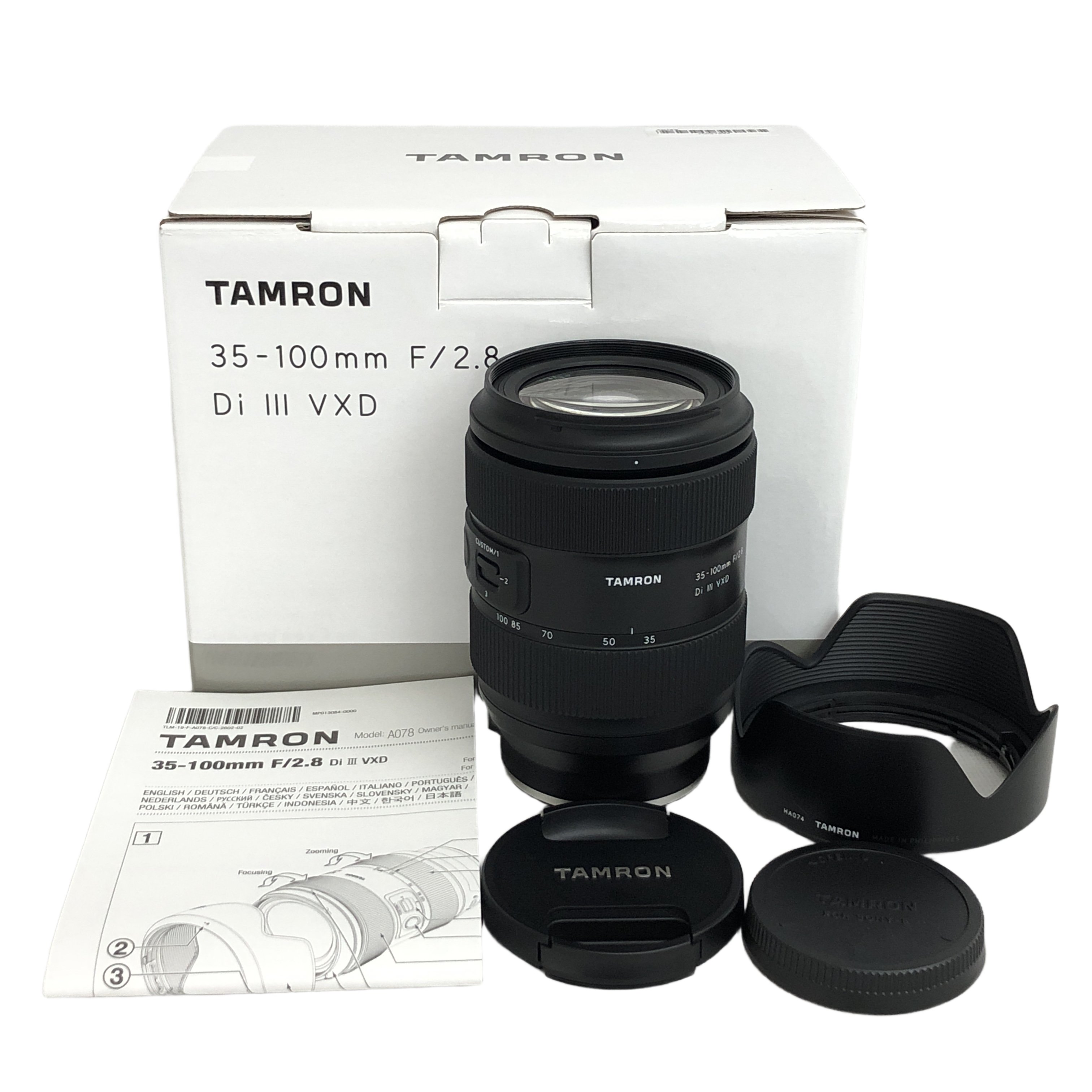 TAMRON タムロン 35-100mm F2.8 Di III VXD FOR NIKON Z ミラーレス用AFレンズ 中古