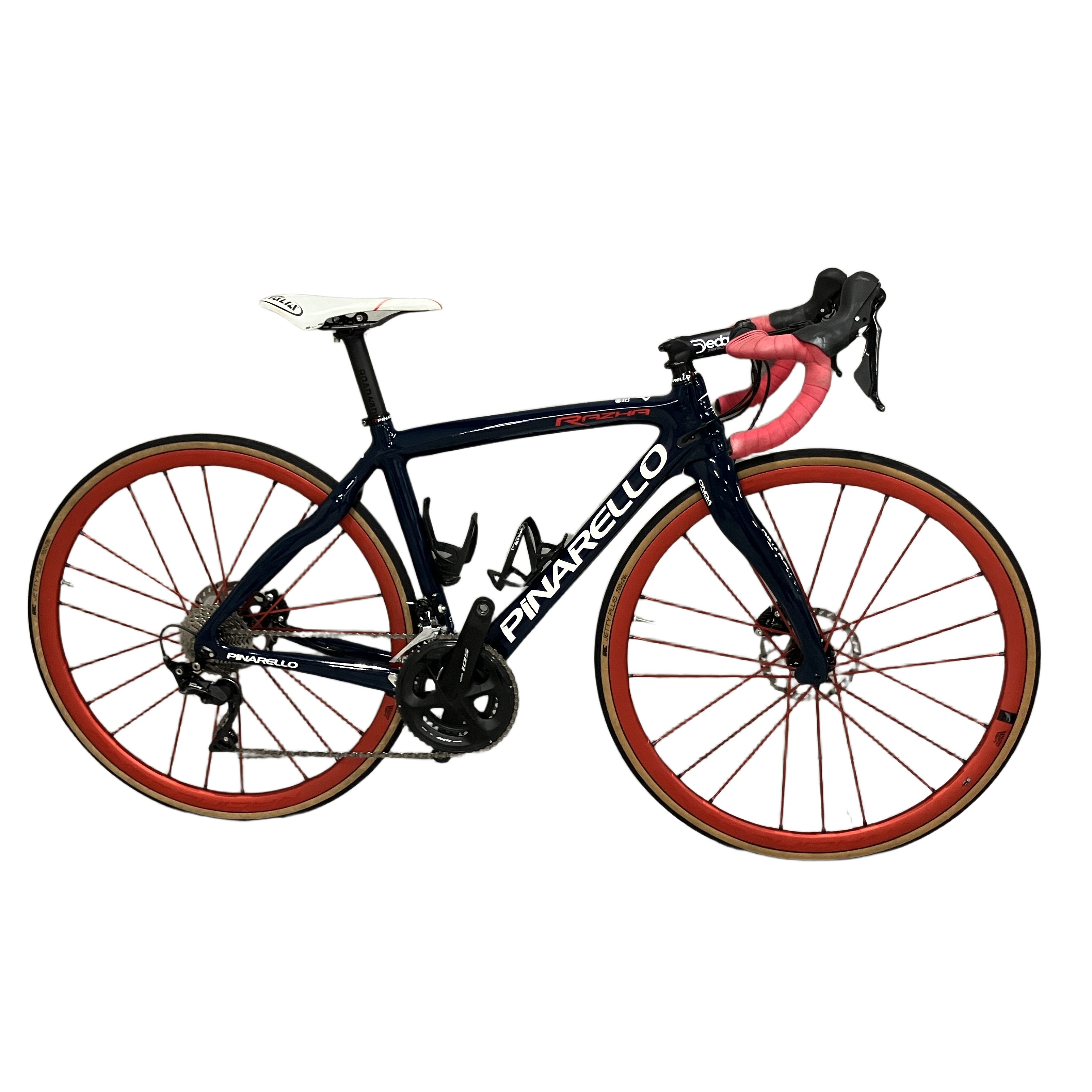 PINARELLO RAZHA DISK 2022年 ロードバイク SHIMANO 105 RACING ZERO ホイール 700x28c 中古