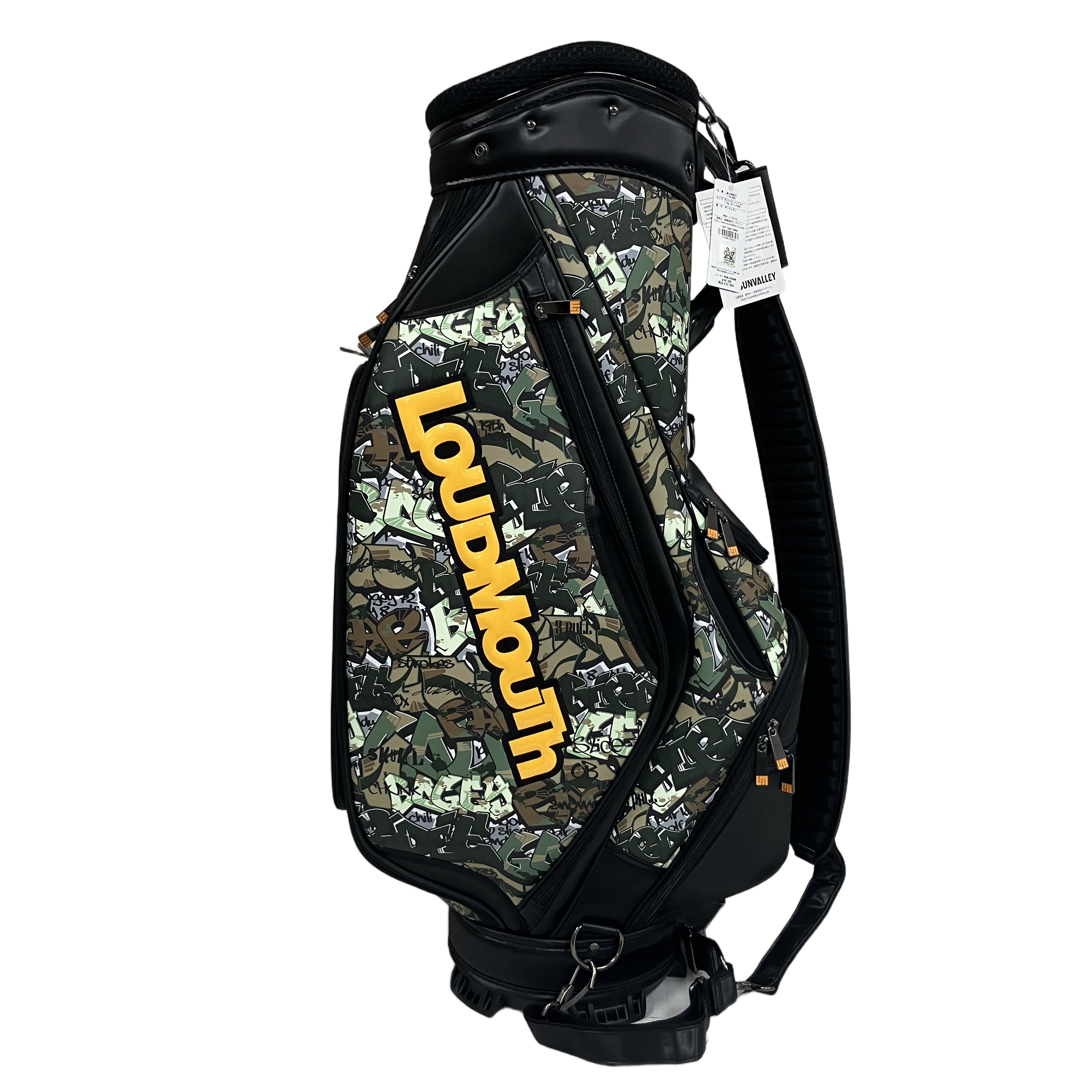 LOUDMOUTH LM-CB0027 775-999 Tags Camo キャディバッグ 9型 タグスカモ ラウドマウス ゴルフ 未使用