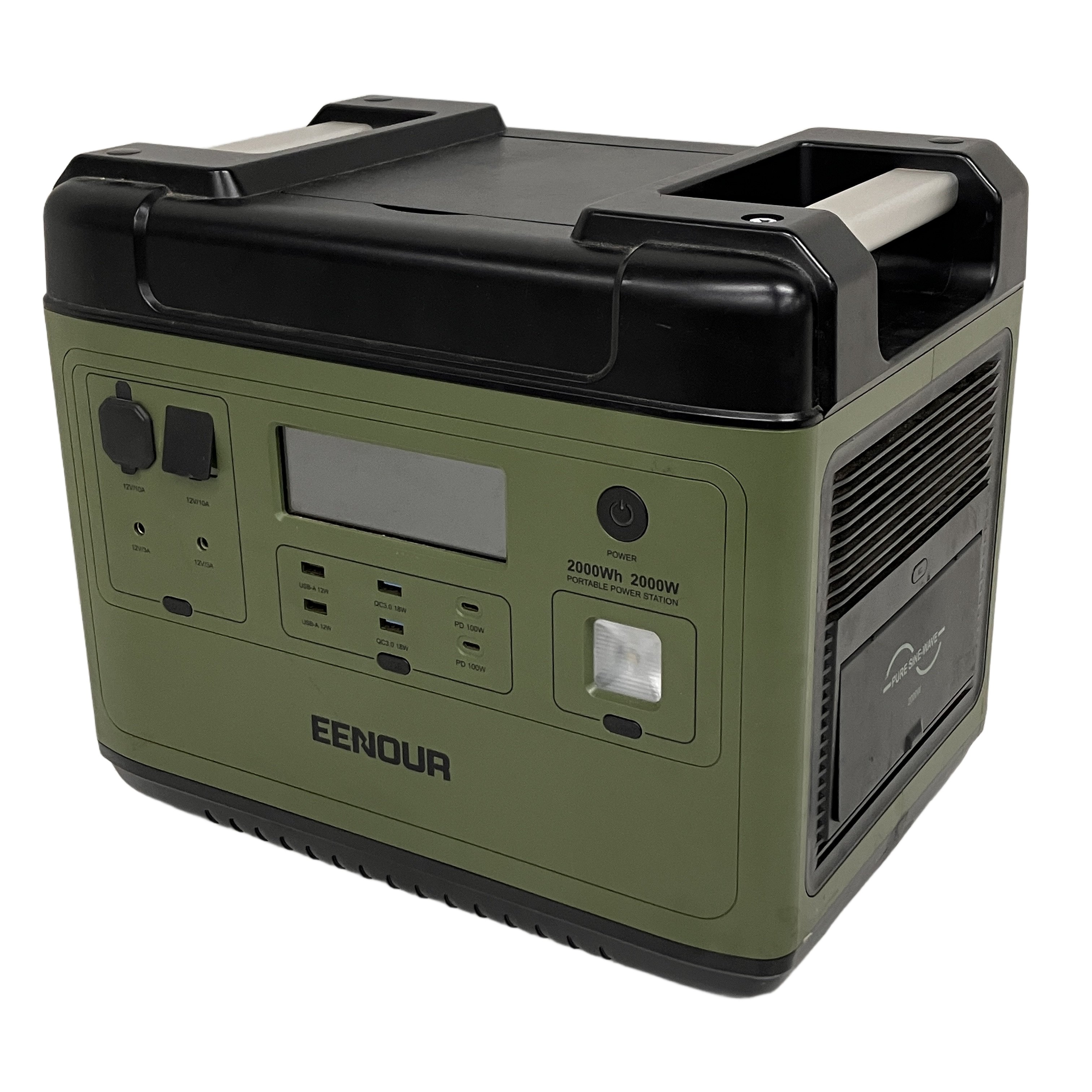 EENOUR P2001 PURE SINE WAVE 2000W ポータブル電源 イーノウ アウトドア 中古