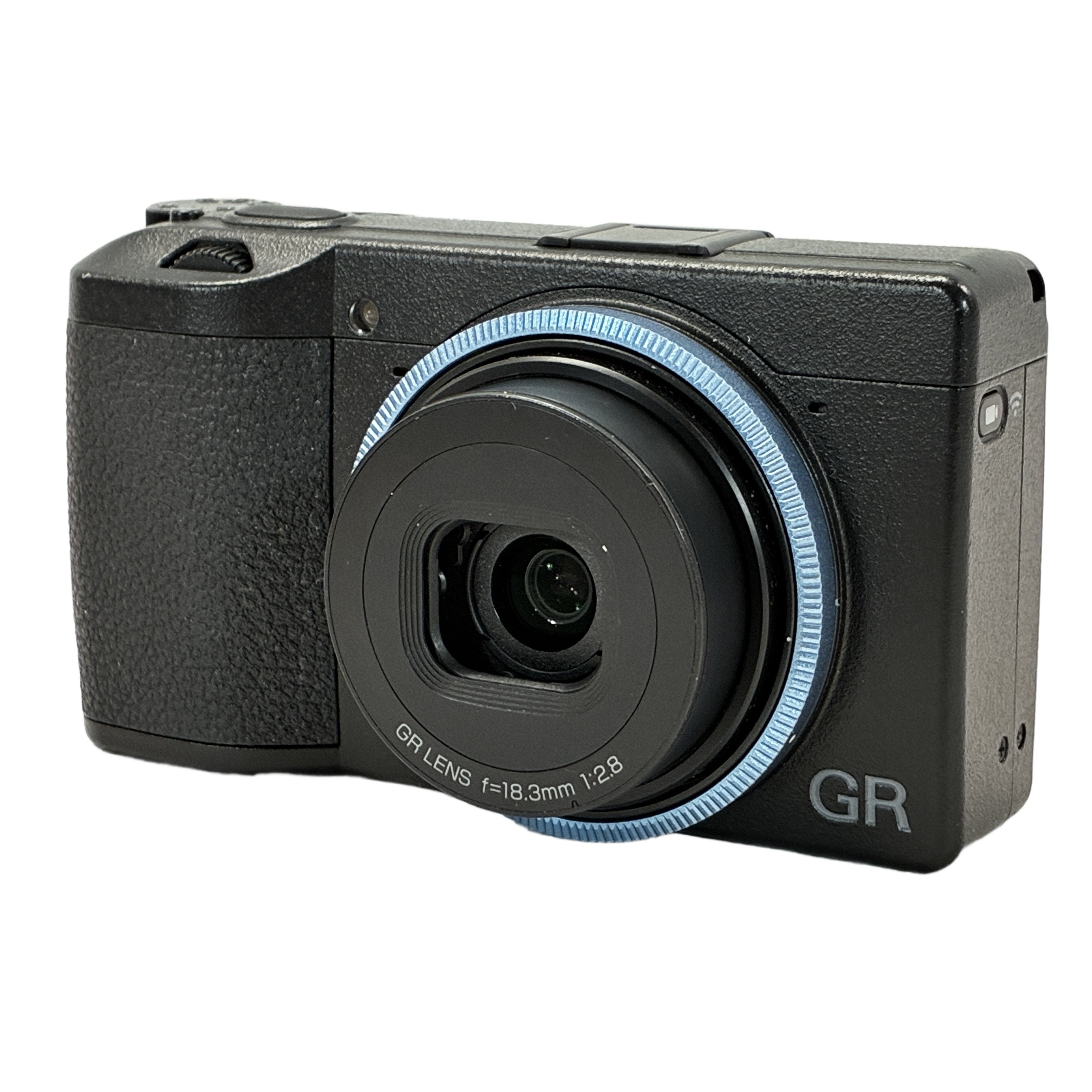 RICOH GR III R02010 コンパクト デジタル カメラ LENS 18.3mm F2.8 青リング付き リコー 中古