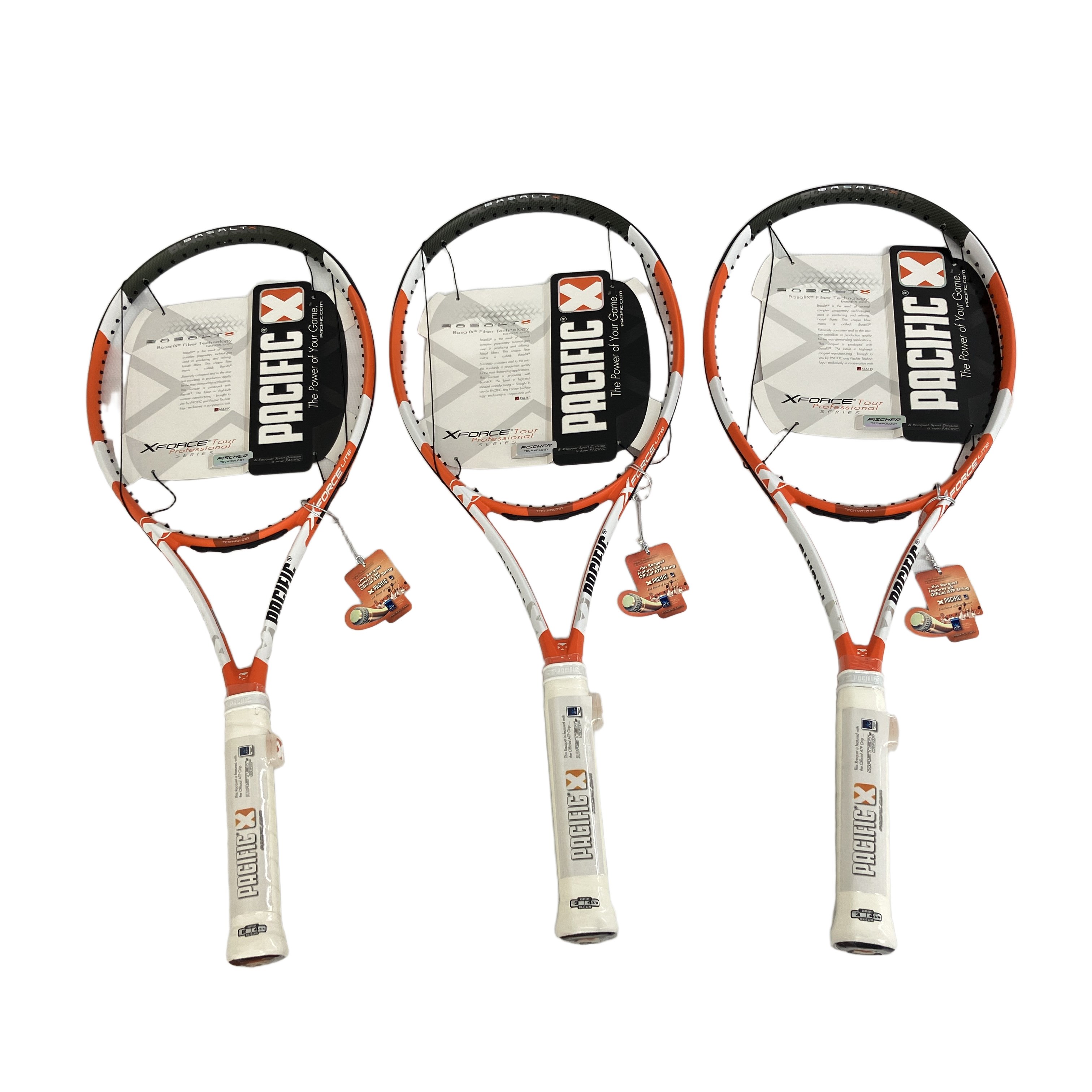 PACIFIC パシフィック X FORCE エックスフォース 硬式テニスラケット 3本セット まとめ売り 中古