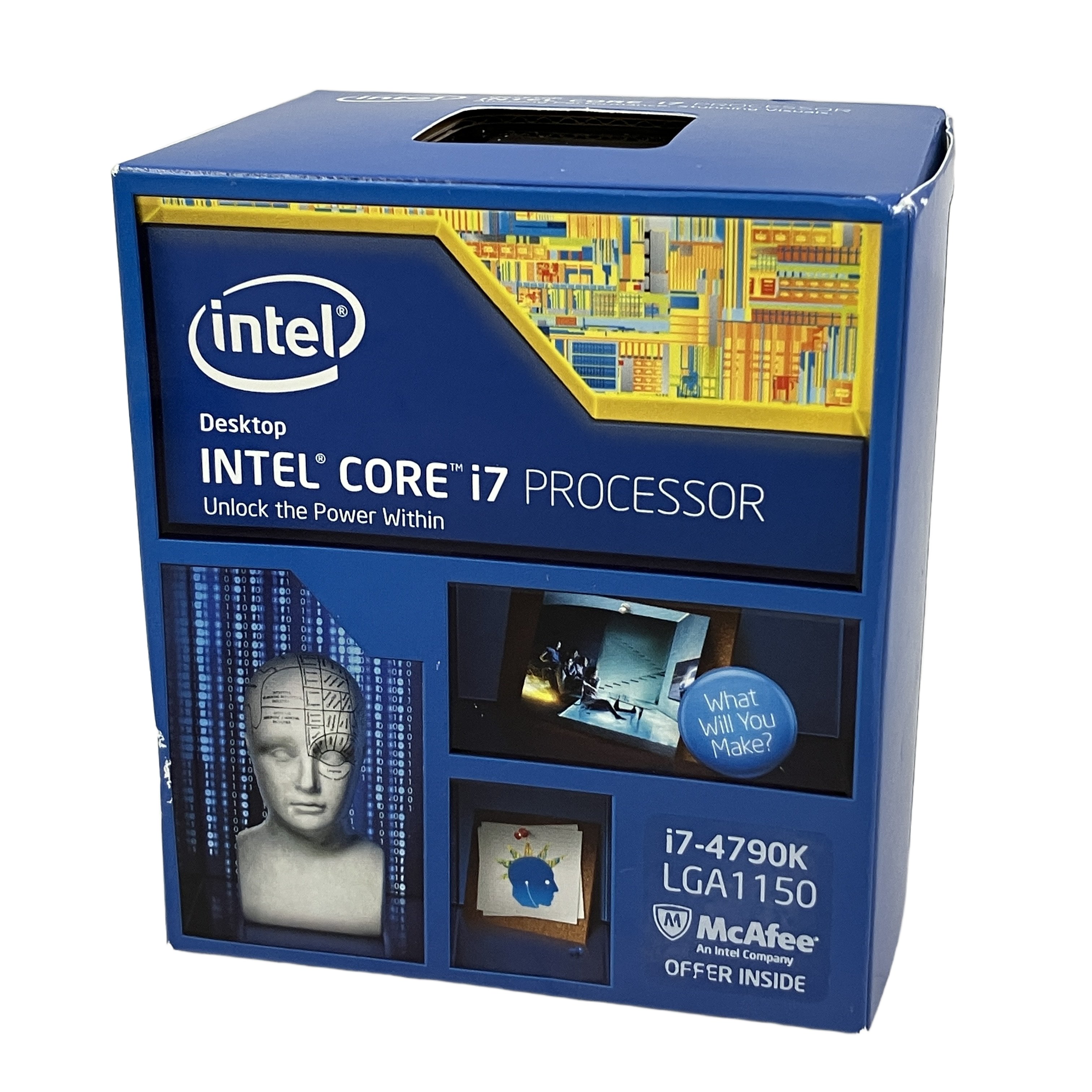 intel Core i7-4790K SR219 4.00GHz MALAY L443B717 CPU PC パーツ 周辺 機器 未開封 未使用