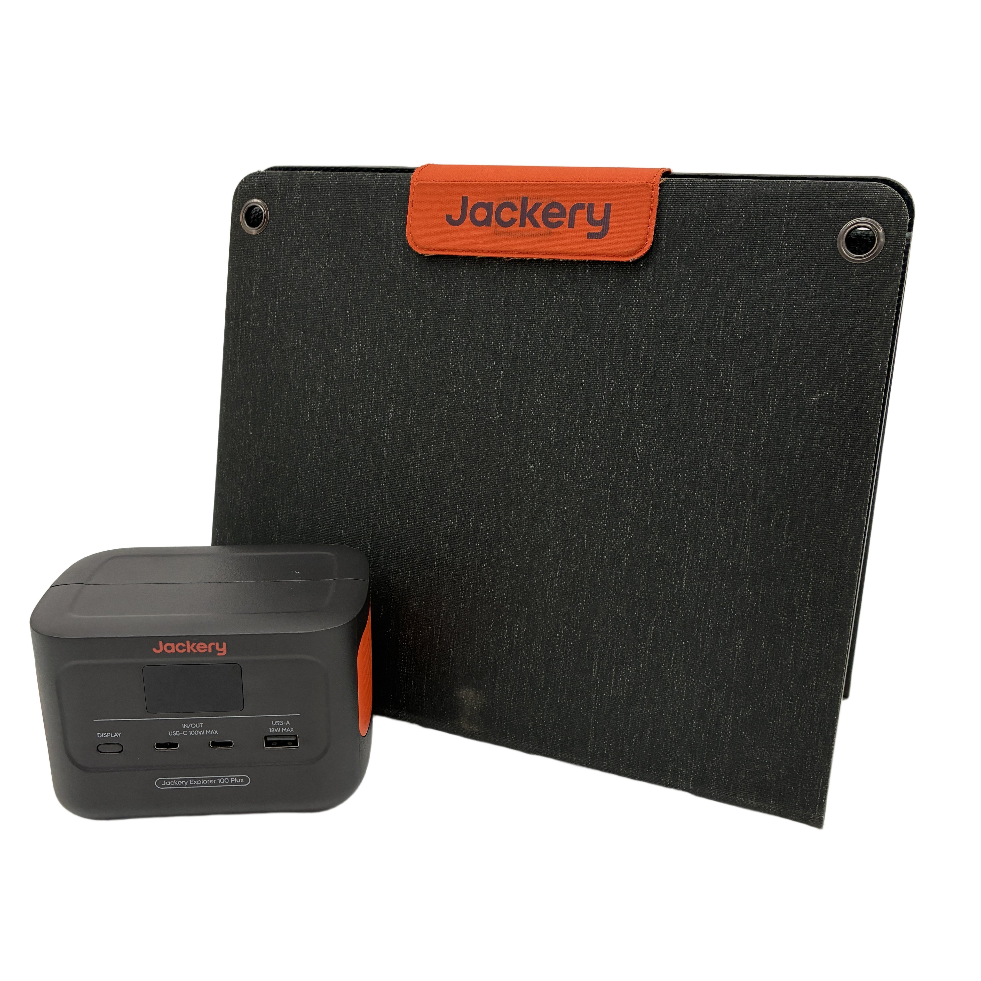Jackery Explorer 100 Plus ポータブル電源 Solarsaga 40 mini ソーラーパネル アウトドア ジャクリー 中古