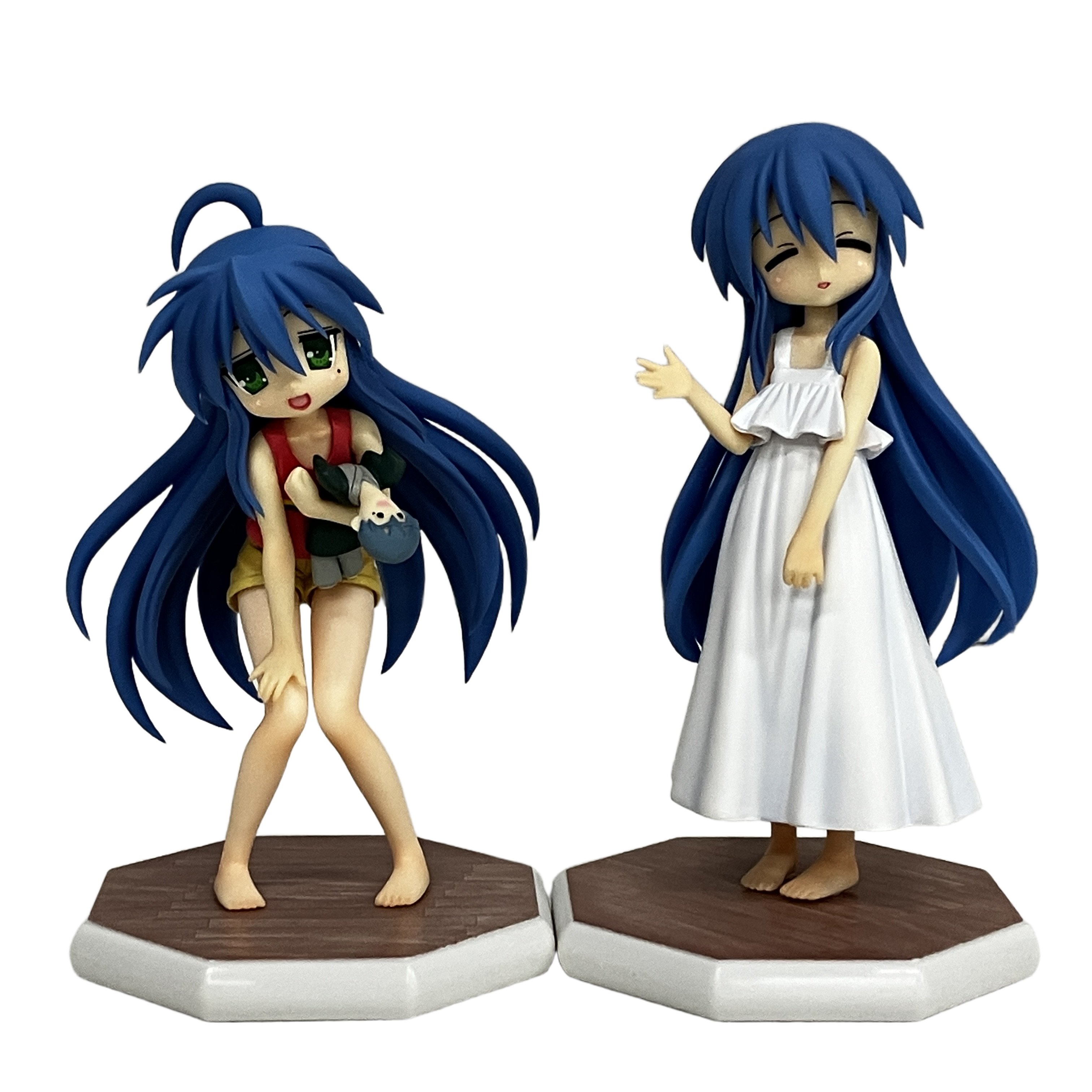 らき☆すた 泉こなた&かなた そうじろうの宝物セット フィギュア 中古