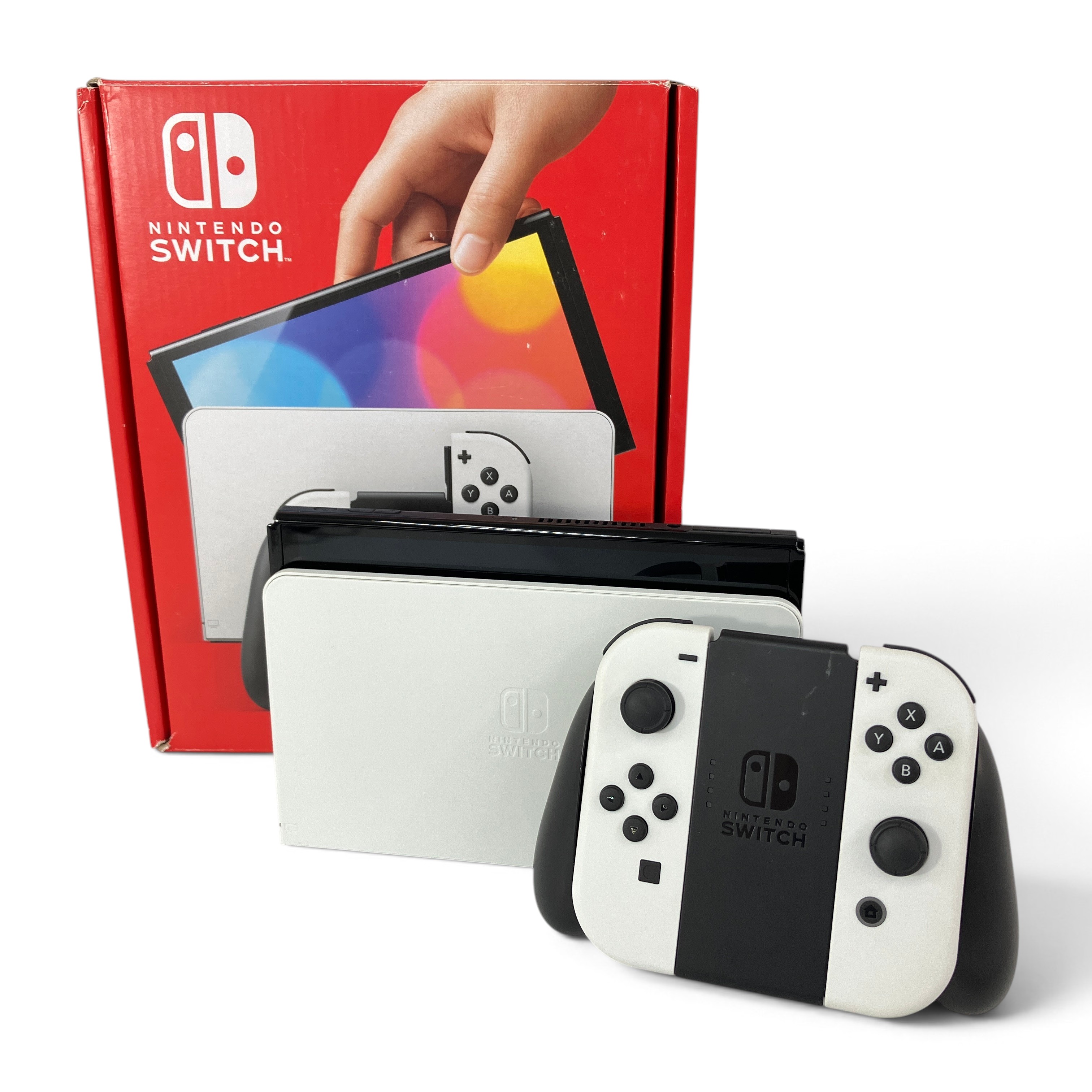 Nintendo Switch HEG-001 任天堂 ニンテンドースイッチ 有機EL ホワイト系 家庭用 ゲーム機 家電 中古