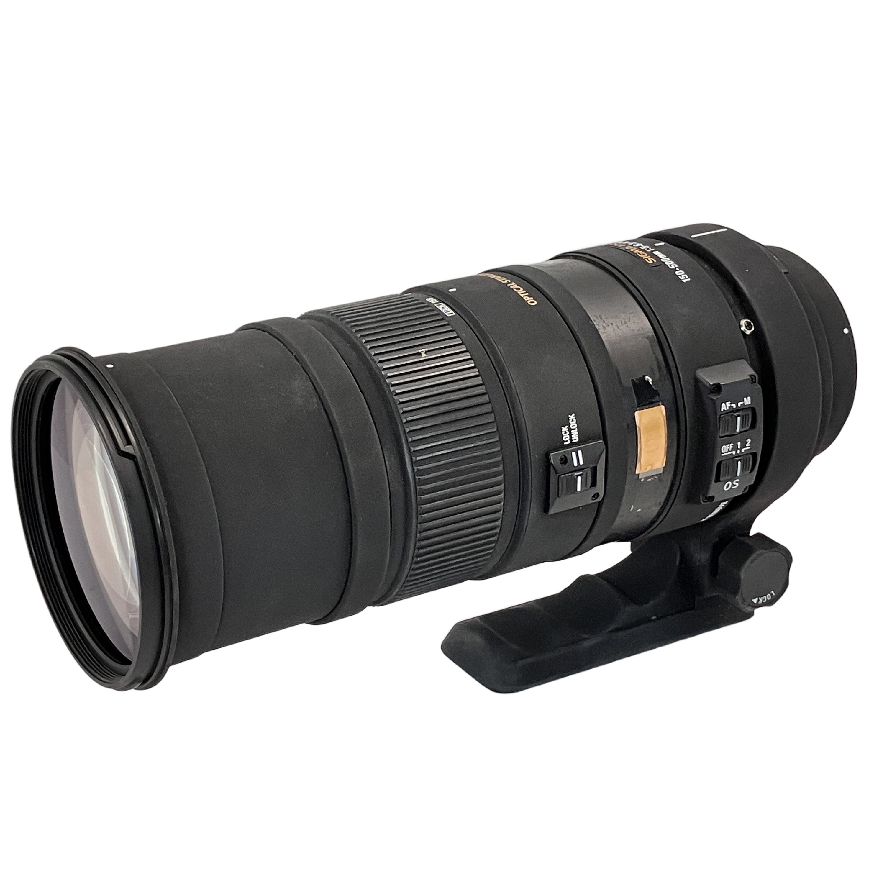 SIGMA 150-500mm F5-6.3 DG シグマ OS HSM 超望遠ズームレンズ 中古