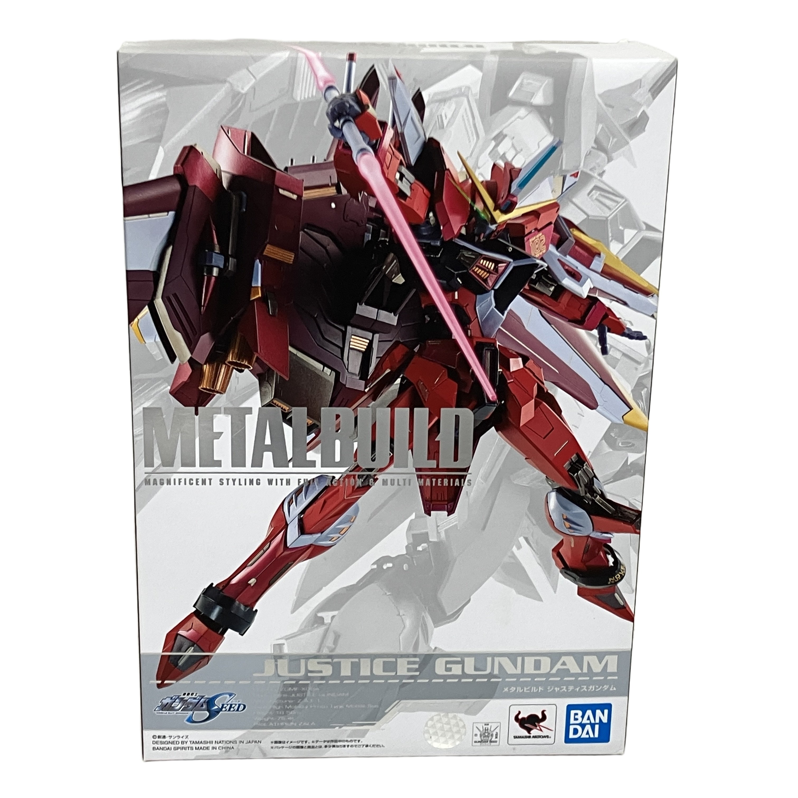 BANDAI SPIRITS METAL BUILD 機動戦士ガンダムSEED ジャスティスガンダム 中古 美品