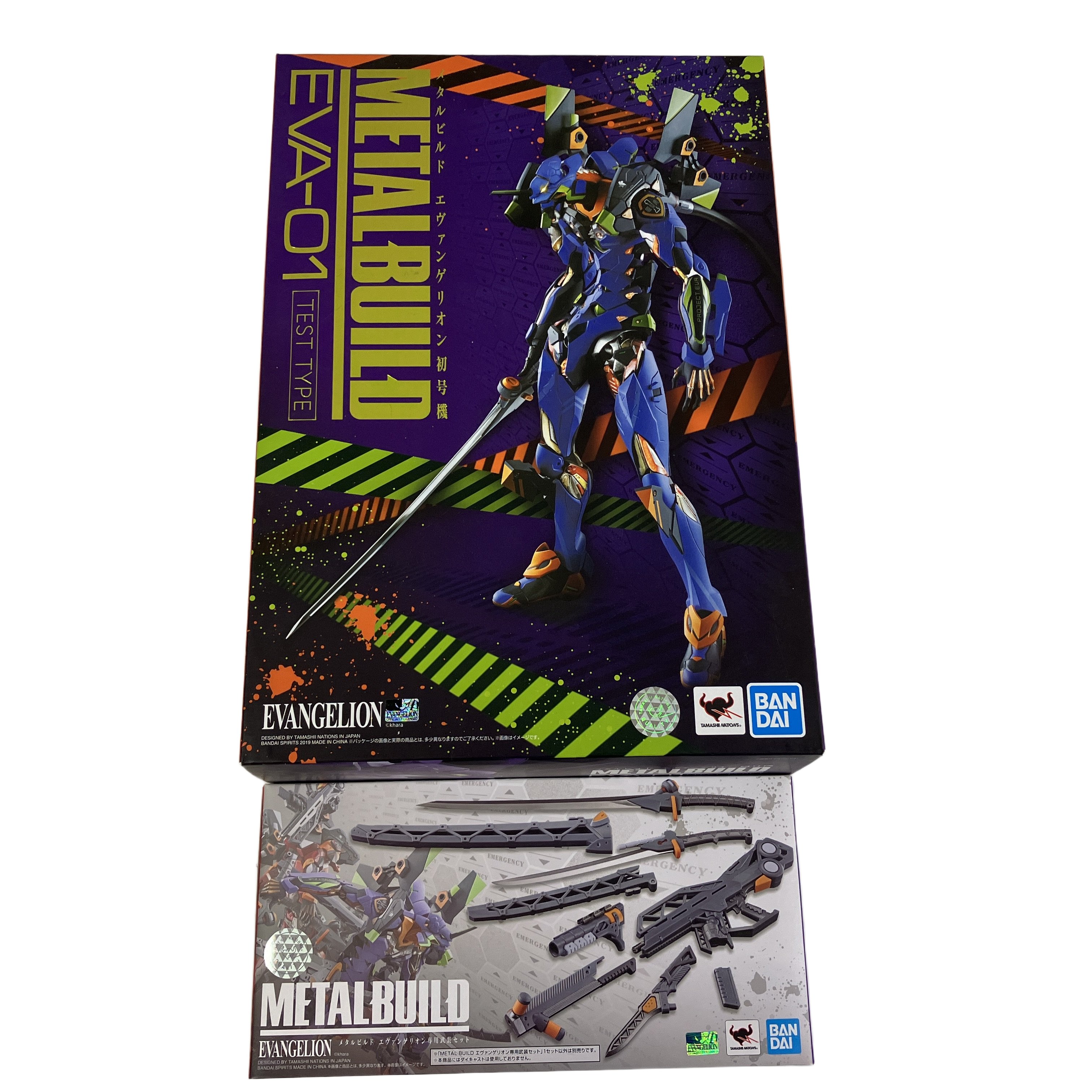 バンダイ METAL BUILD メタルビルド エヴァンゲリオン初号機 EVANGELION EVA-01 専用武装セット 中古 美品