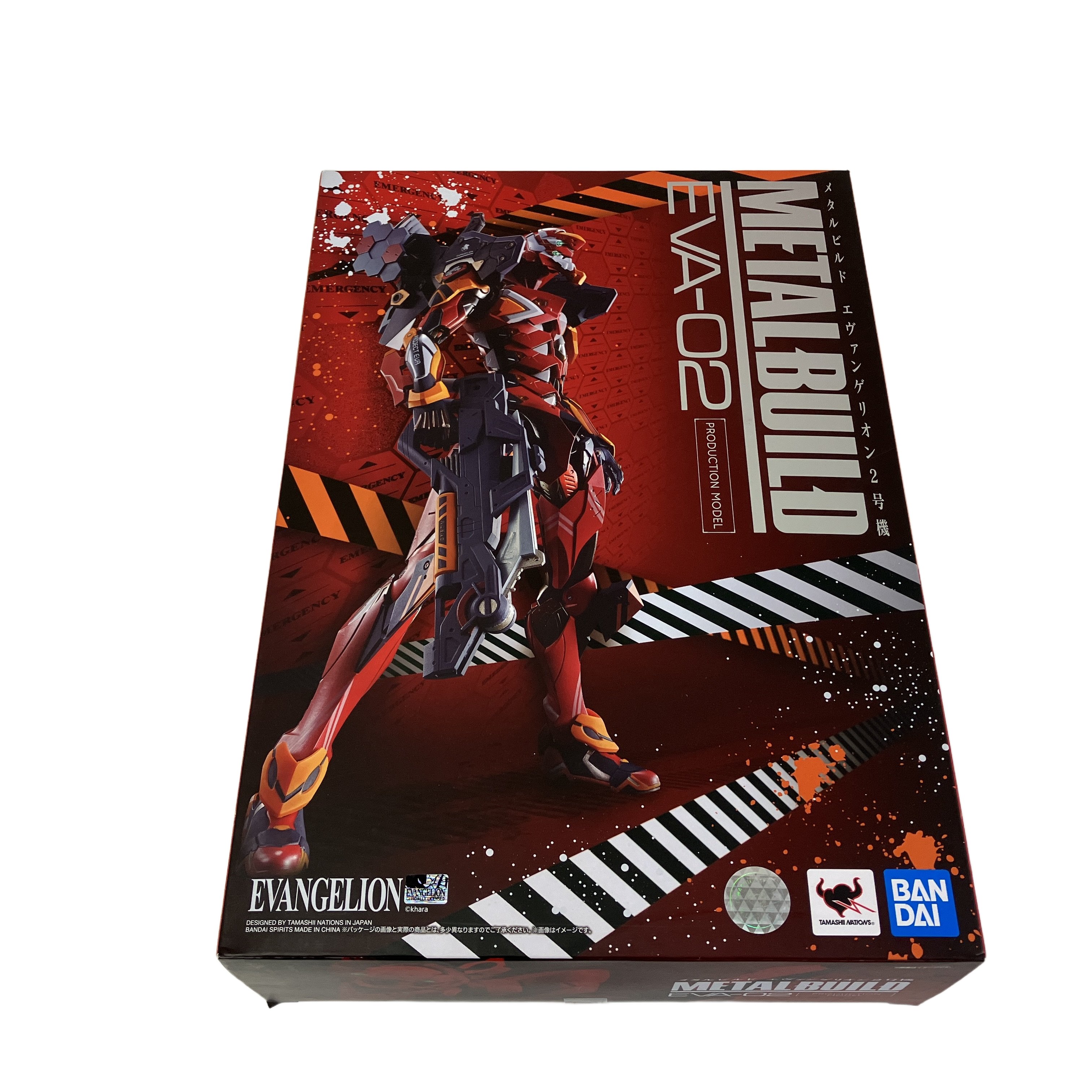 バンダイ METAL BUILD エヴァンゲリオン2号機 EVA-02 PRODUCTION MODEL フィギュア 中古 美品