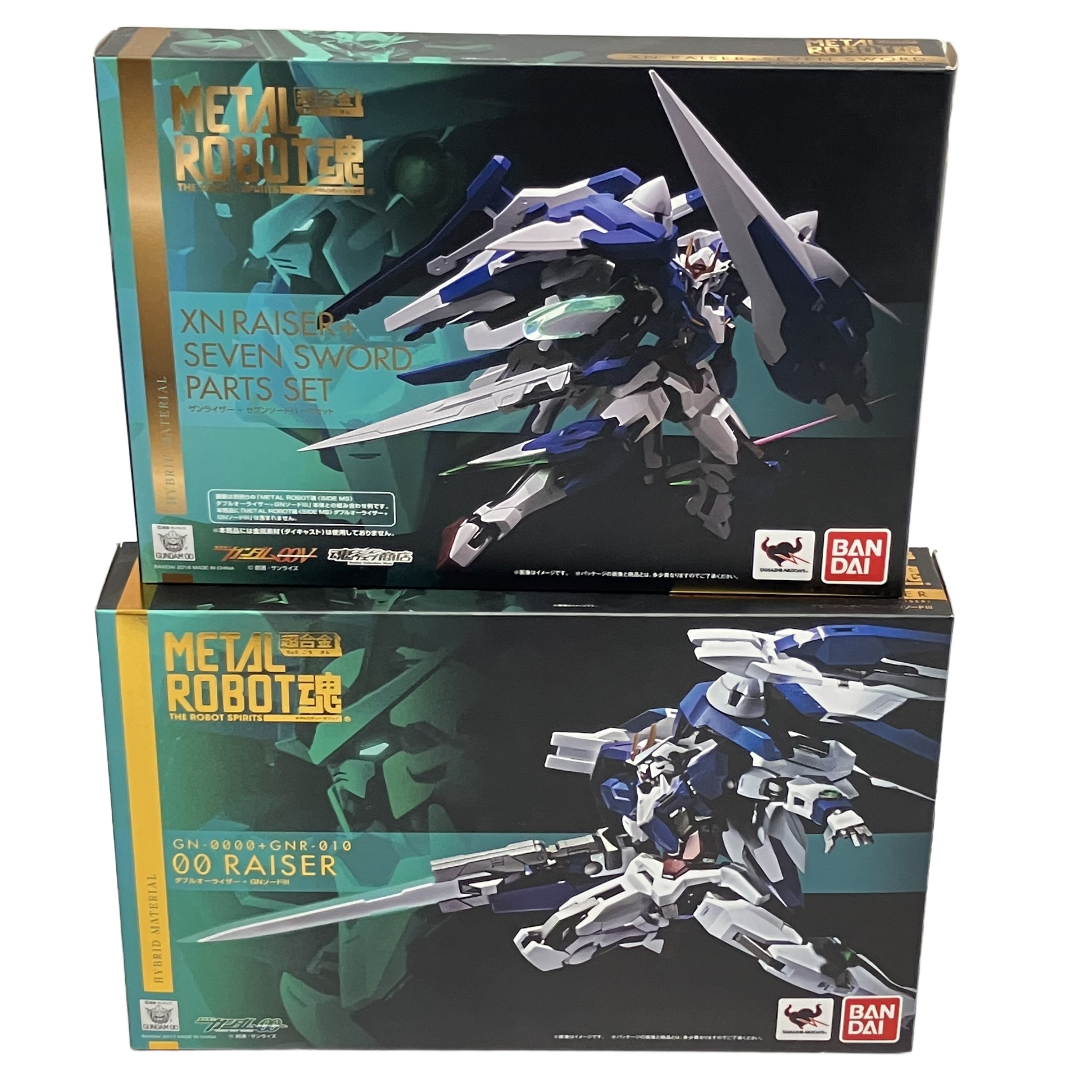 バンダイ METAL ROBOT魂 〈SIDE MS〉 ダブルオーライザー+GNソードIII ザンライザー+セブンソードパーツセット 中古 美品