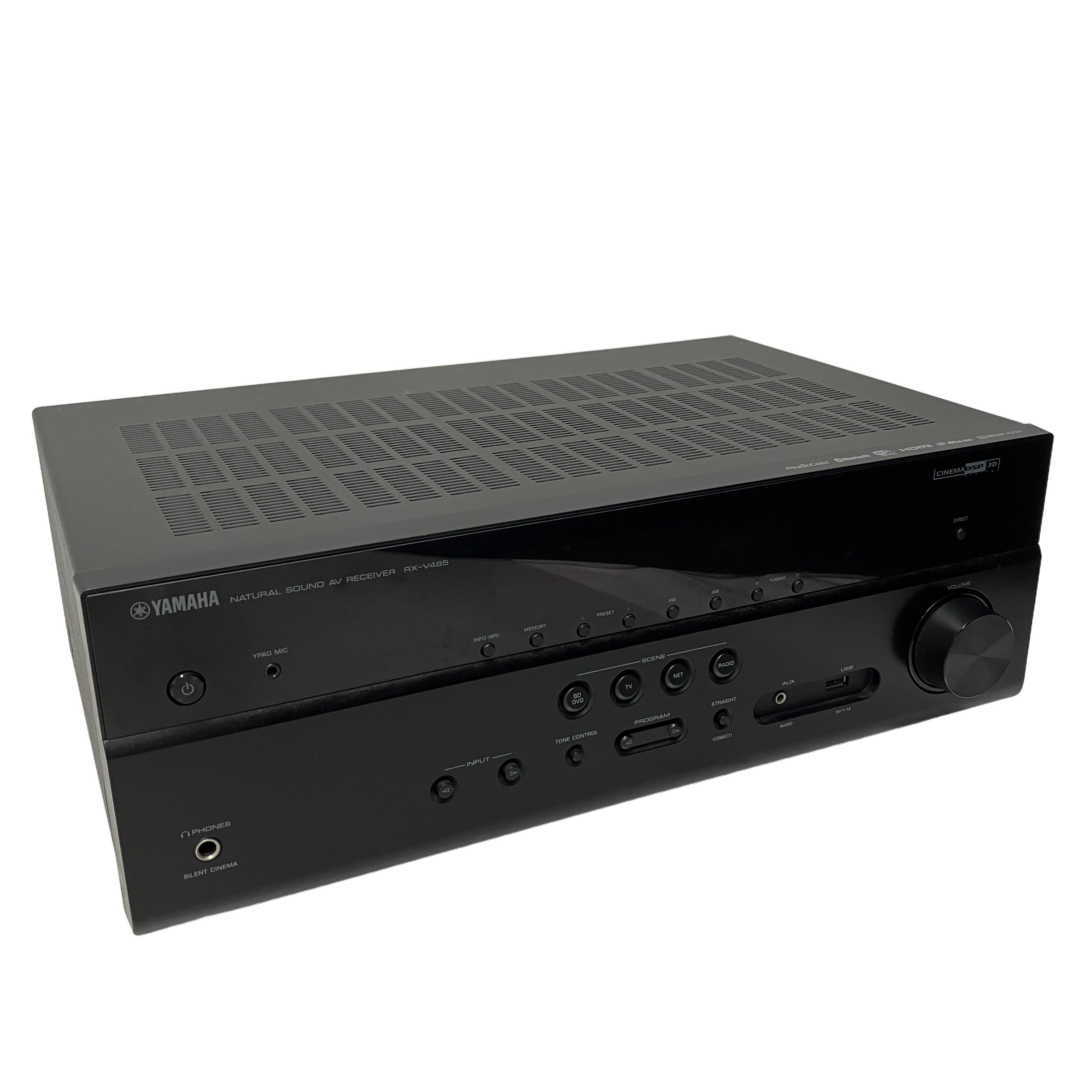 YAMAHA RX-V485 AVレシーバー AVアンプ 2018年製 5.1ch ネットワークオーディオ 音響機材 中古