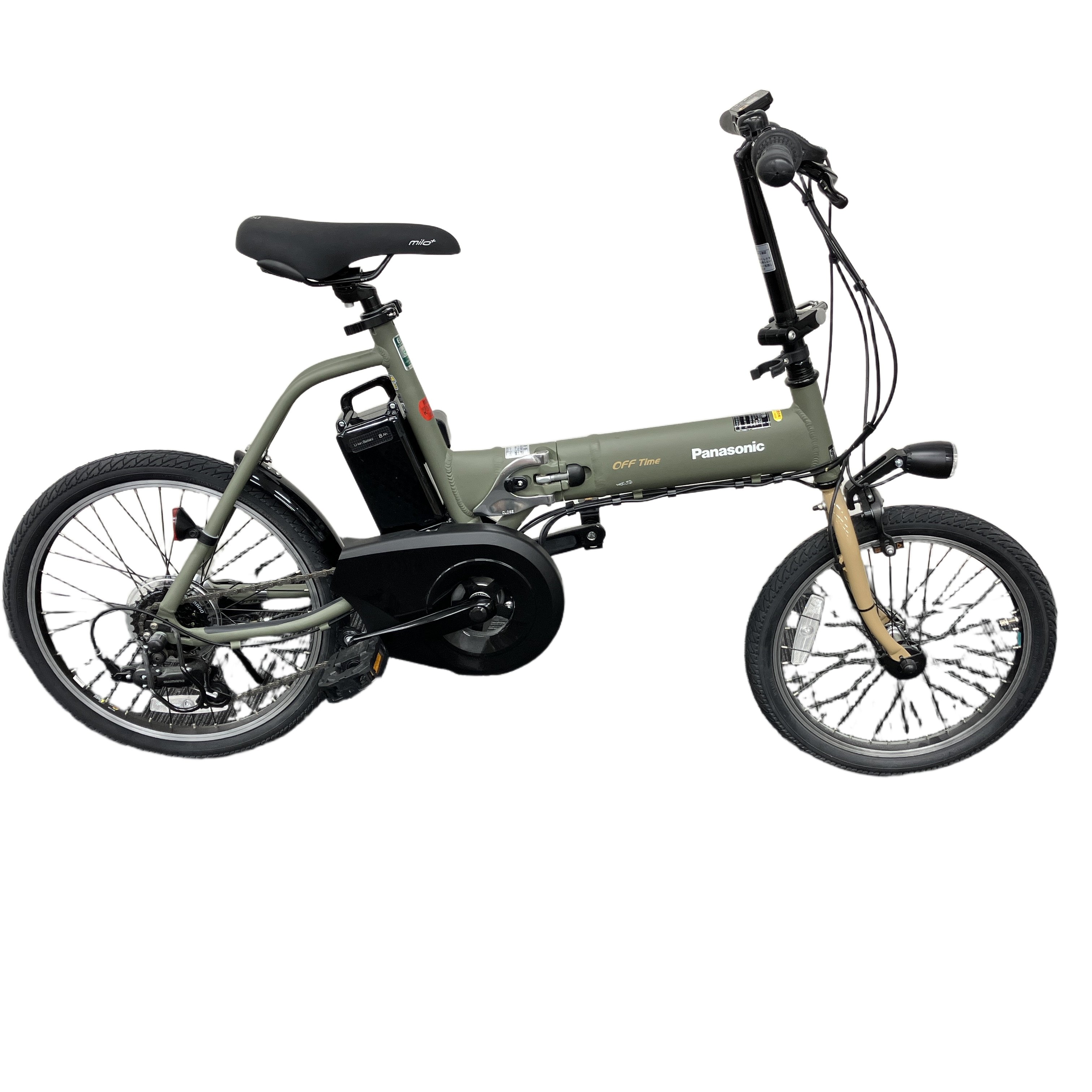 Panasonic BE-ELW075G ELW073 折りたたみ 電動アシスト 中古
