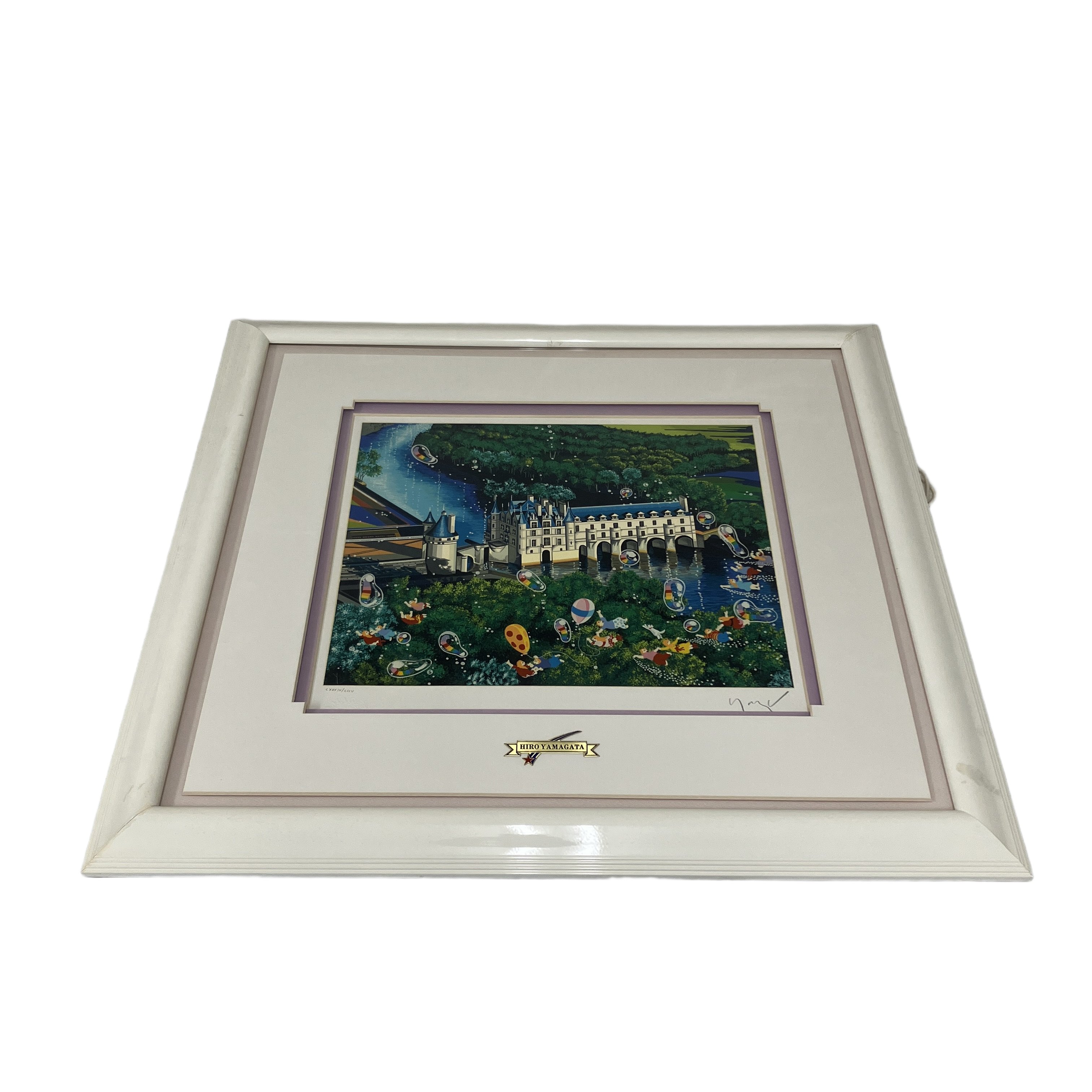 ヒロ ヤマガタ 山形博導 フライング オン キャッスル シルクスクリーン cxxxiv/cccv 絵画 中古