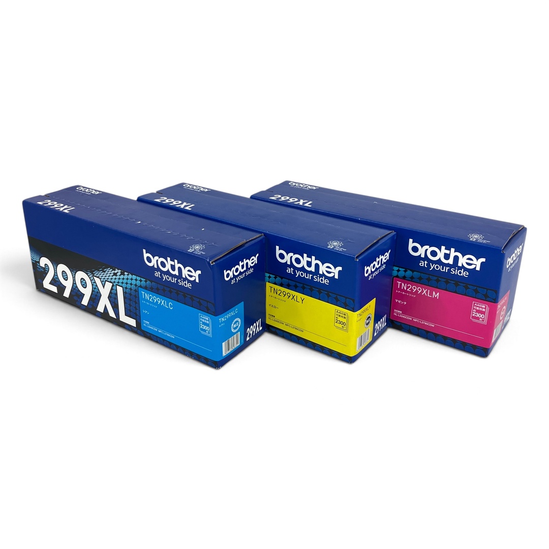 brother ブラザー TN299XL 3色セット/TN299XLC TN-299XLY TN-299XLM 純正 トナーカートリッジ 未開封 未使用