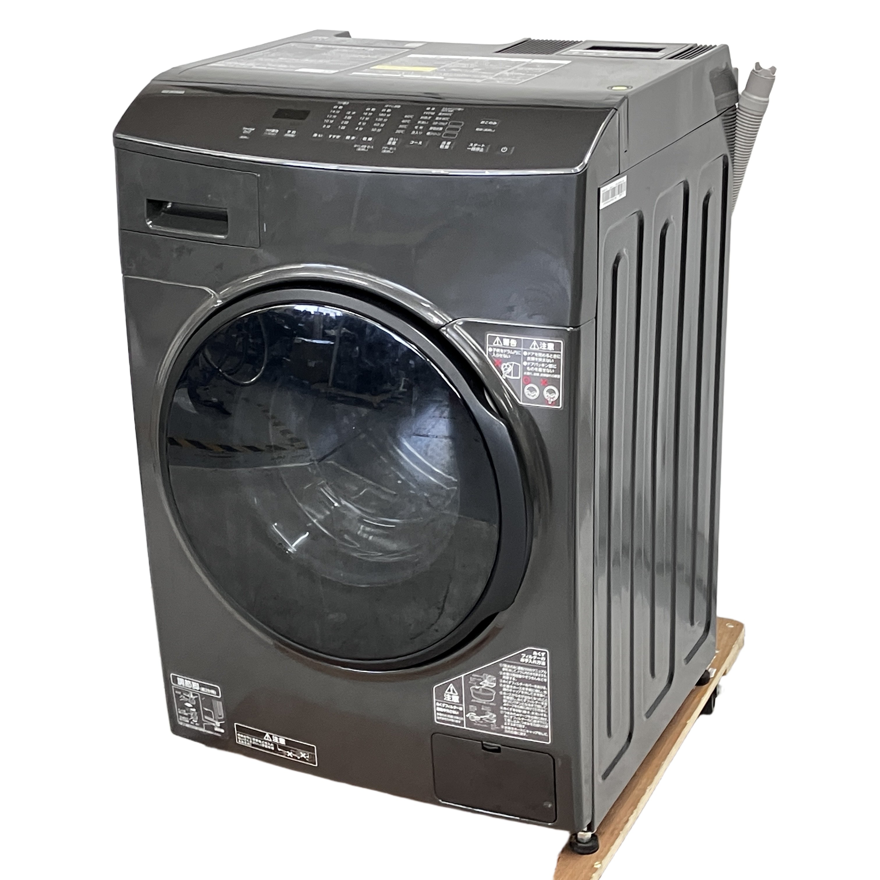 IRIS OHYAMA DKC85A1-B ドラム式 洗濯乾燥機 左開き 2024年製 家電 アイリスオーヤマ 中古