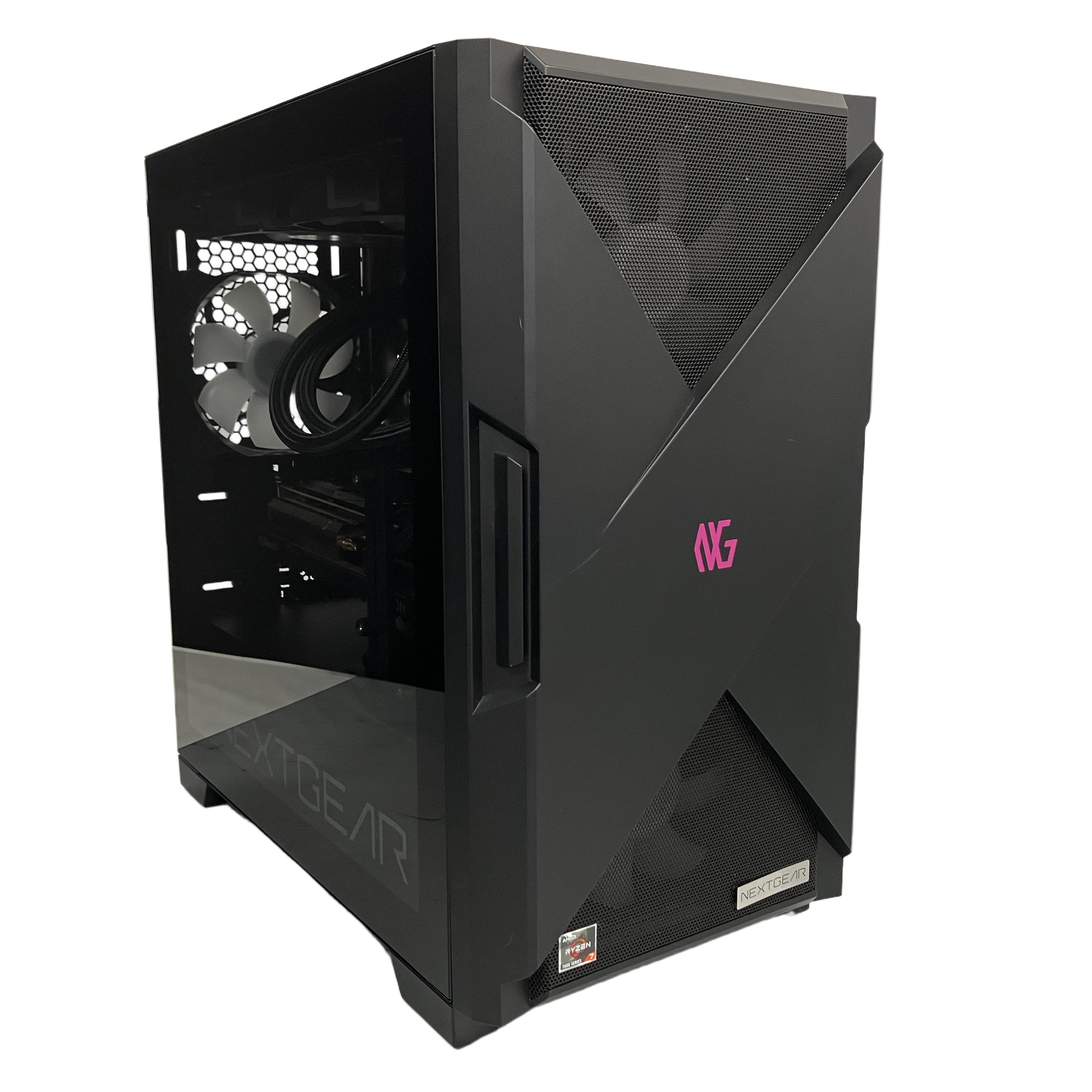 Mouse NEXTGEAR JG-A7A8X ゲーミングデスクトップPC AMD Ryzen 7 7700 32GB SSD 1TB WIN11 RX 7800 XT 中古