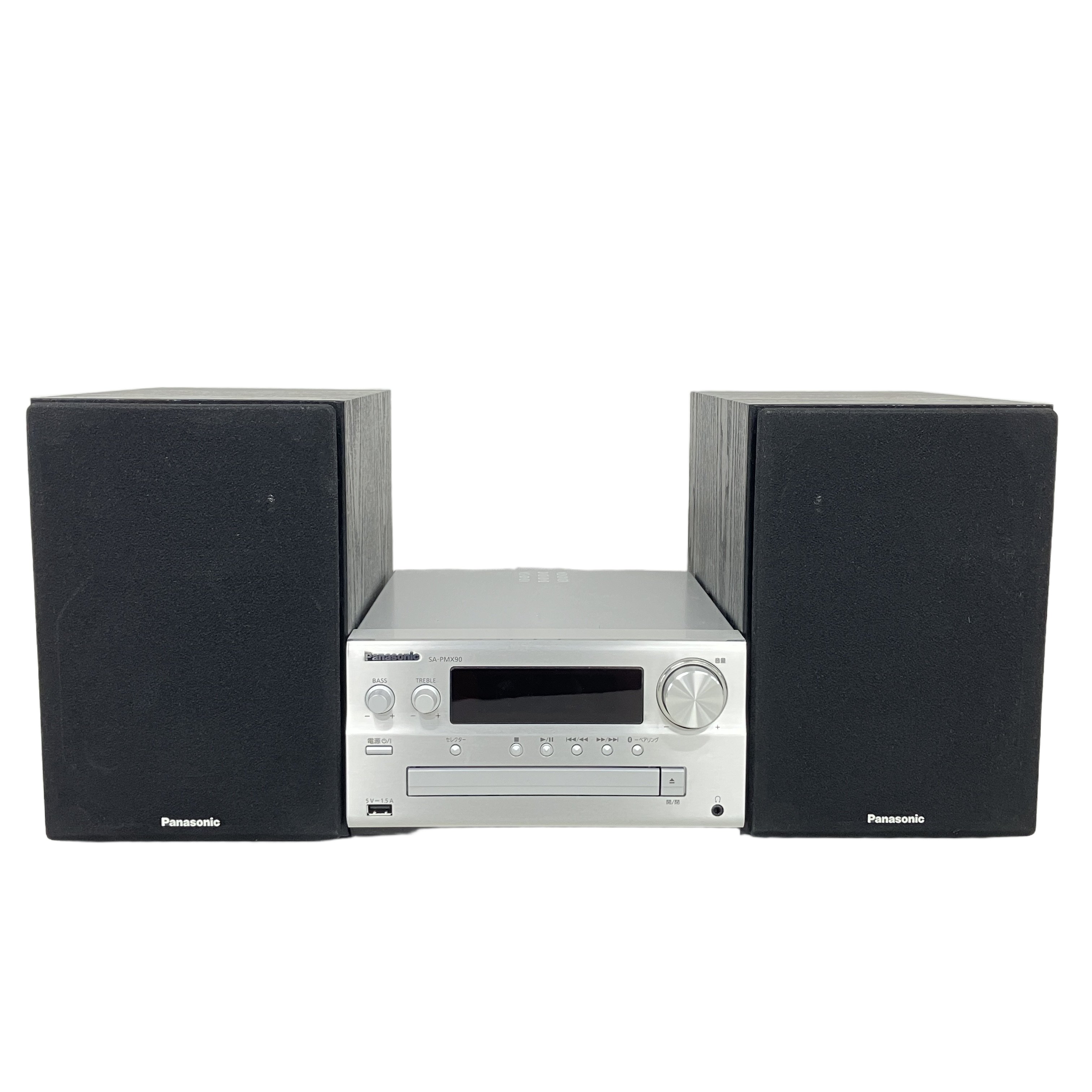 Panasonic SC-PMX900-S CDステレオシステム ミニコンポ 2022年製 パナソニック シルバー ハイレゾ Bluetooth Wi-Fi オーディオ 中古