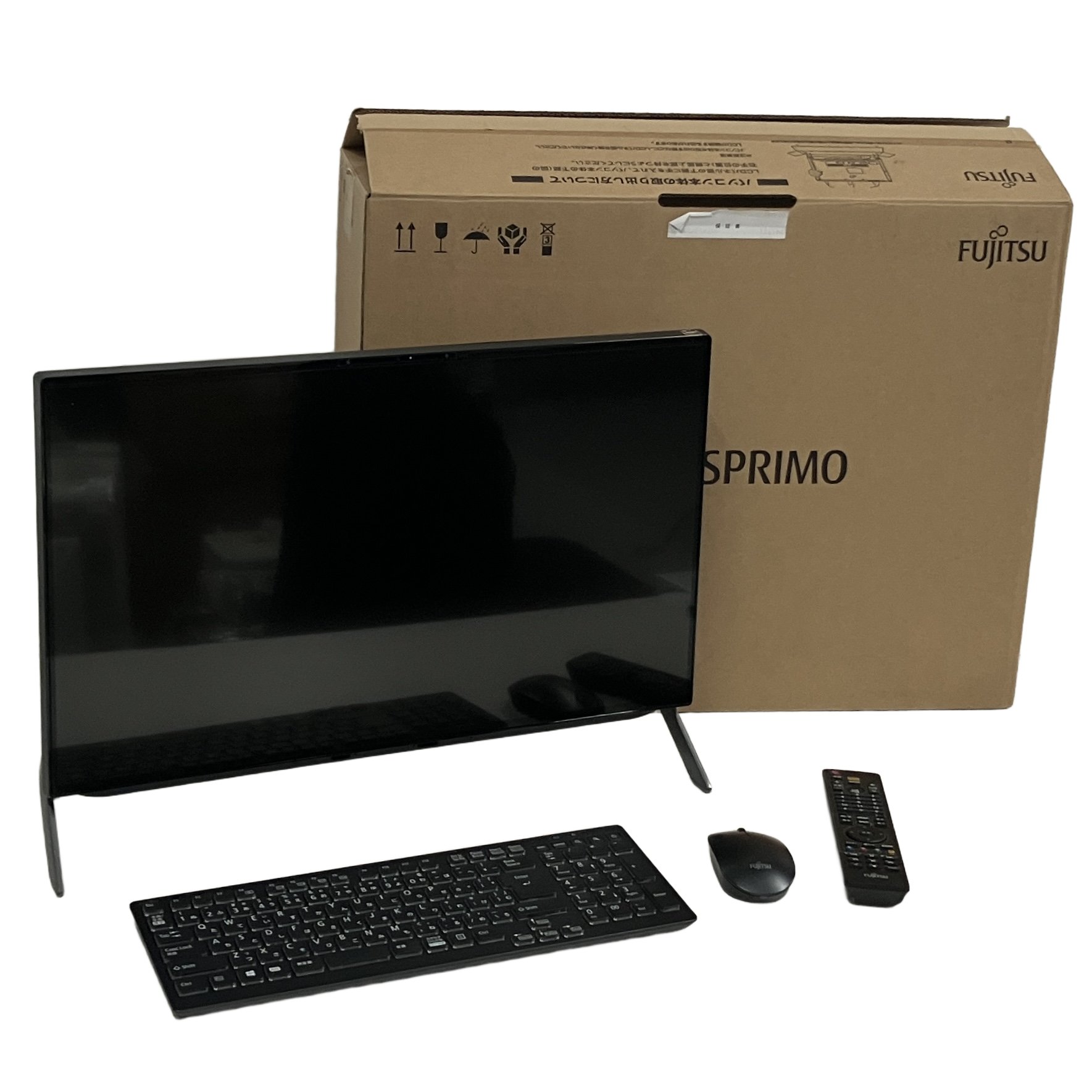 FUJITSU FMVF60E3B Ryzen5 4500U メモリ8GB SSD512GB Win11Home 24インチ 一体型PC 中古