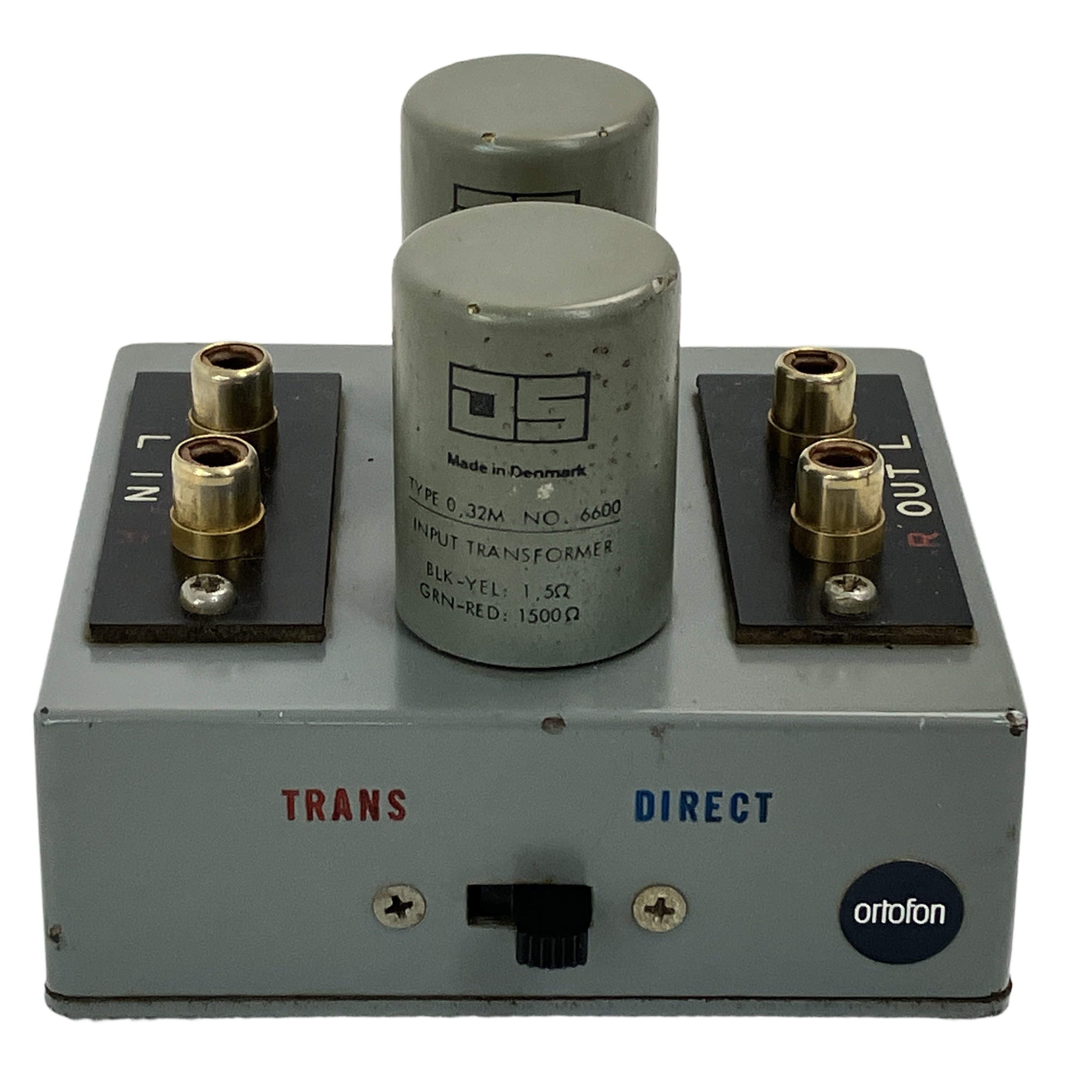 ★中古 ortofon TYPE 0.32M No. STA-6600 MC昇圧トランス オルトフォン オーディオ機器★