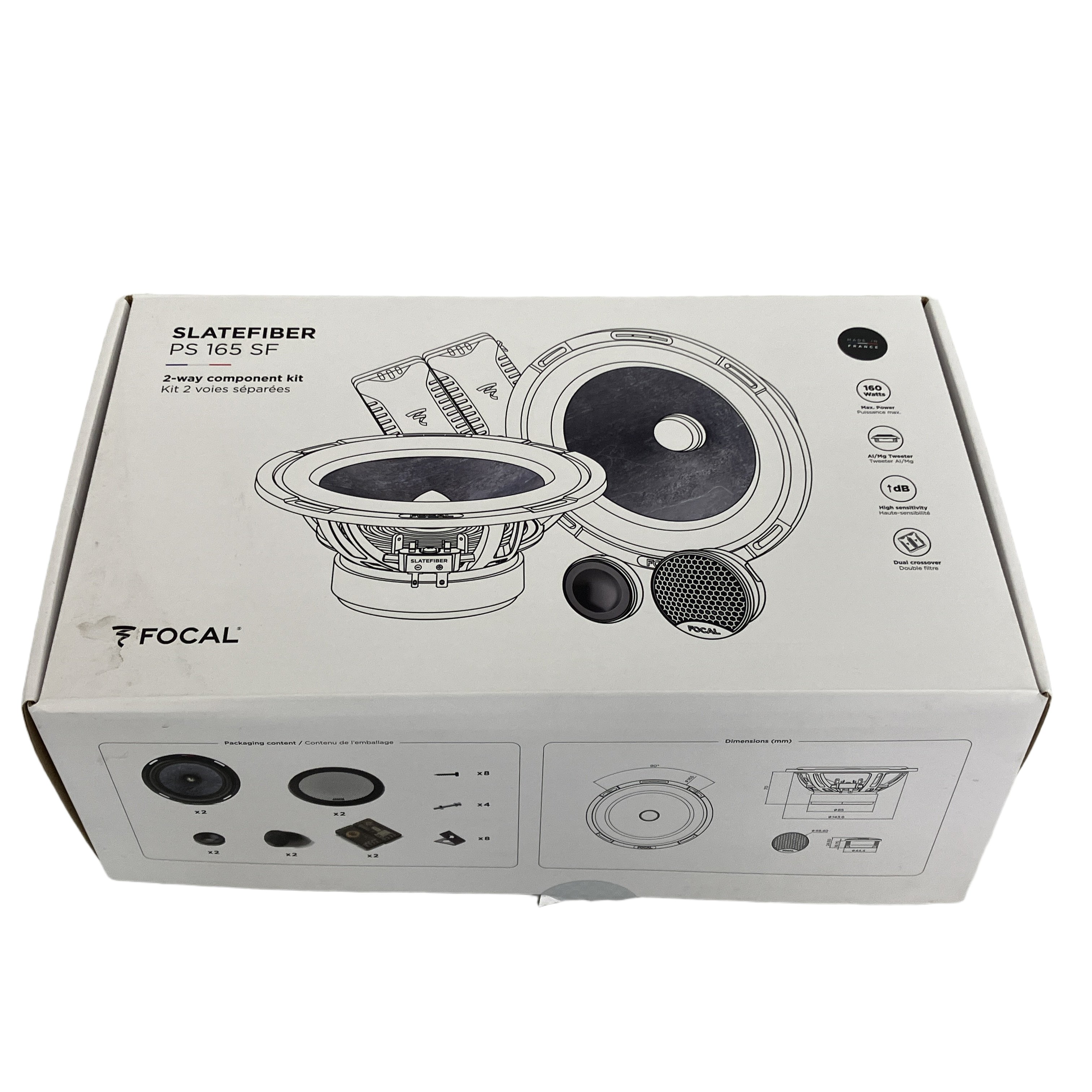 FOCAL PS165SF フォーカル ツィータースピーカーキット 未使用 開封済