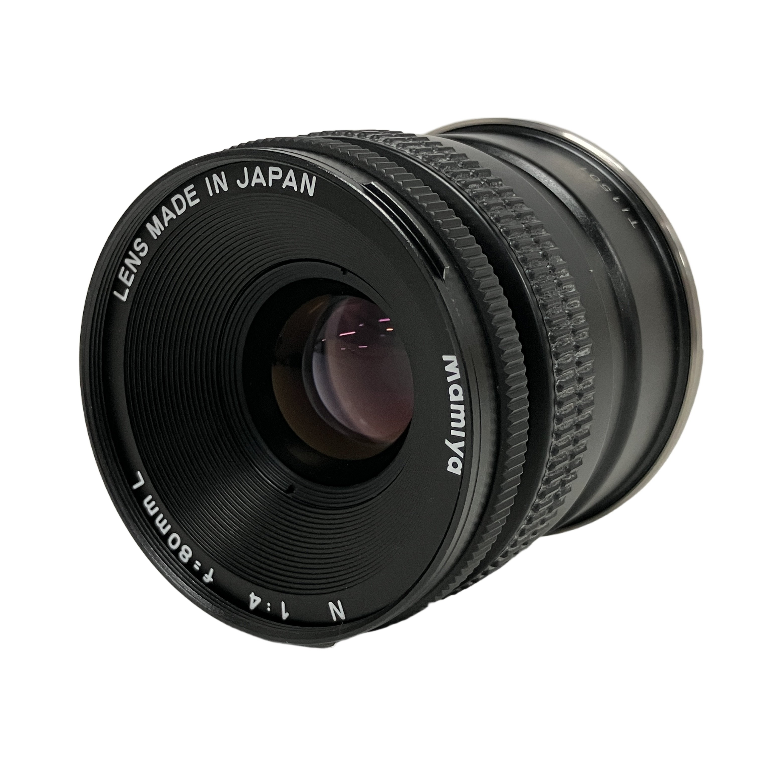 Mamiya N 1:4 80mm L マミヤ 単焦点レンズ カメラ 周辺機器 中古