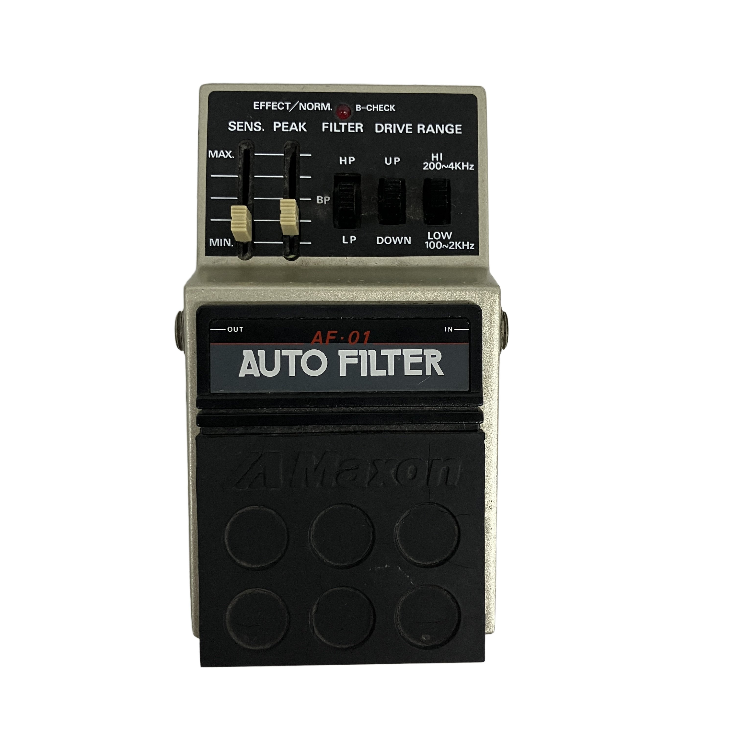 Maxon AUTO FILTER AF-01 エフェクター オートフィルター 日本製 ビンテージ マクソン 音響機材 中古