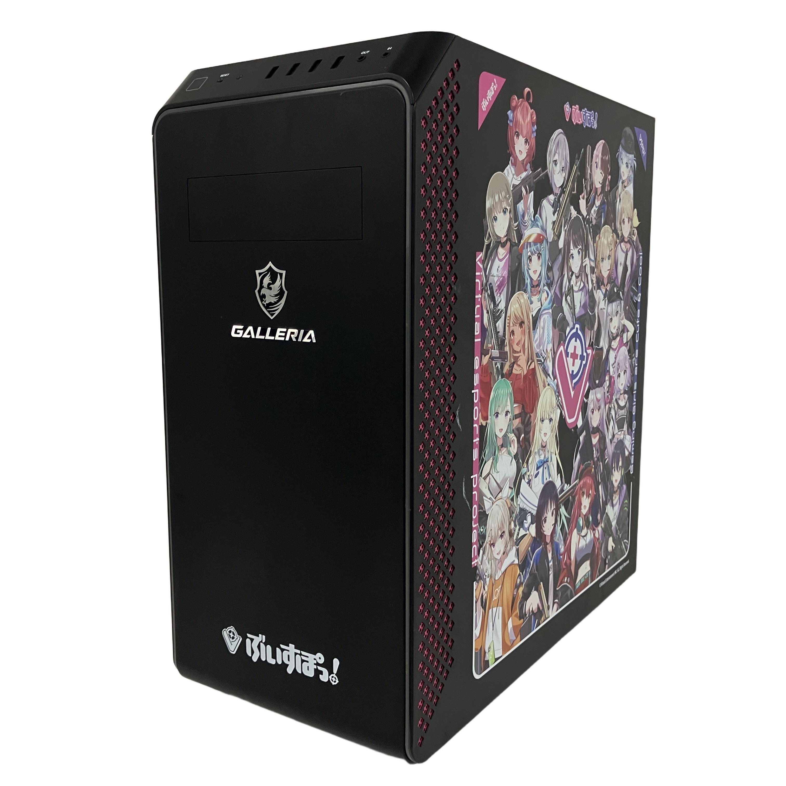 GALLERIA VSA7C-R47S ぶいすぽっ!コラボ デスクトップパソコン i7 14700F RTX4070 SUPER DDR5 メモリ32GB SSD1TB win11home ゲーミング 良好