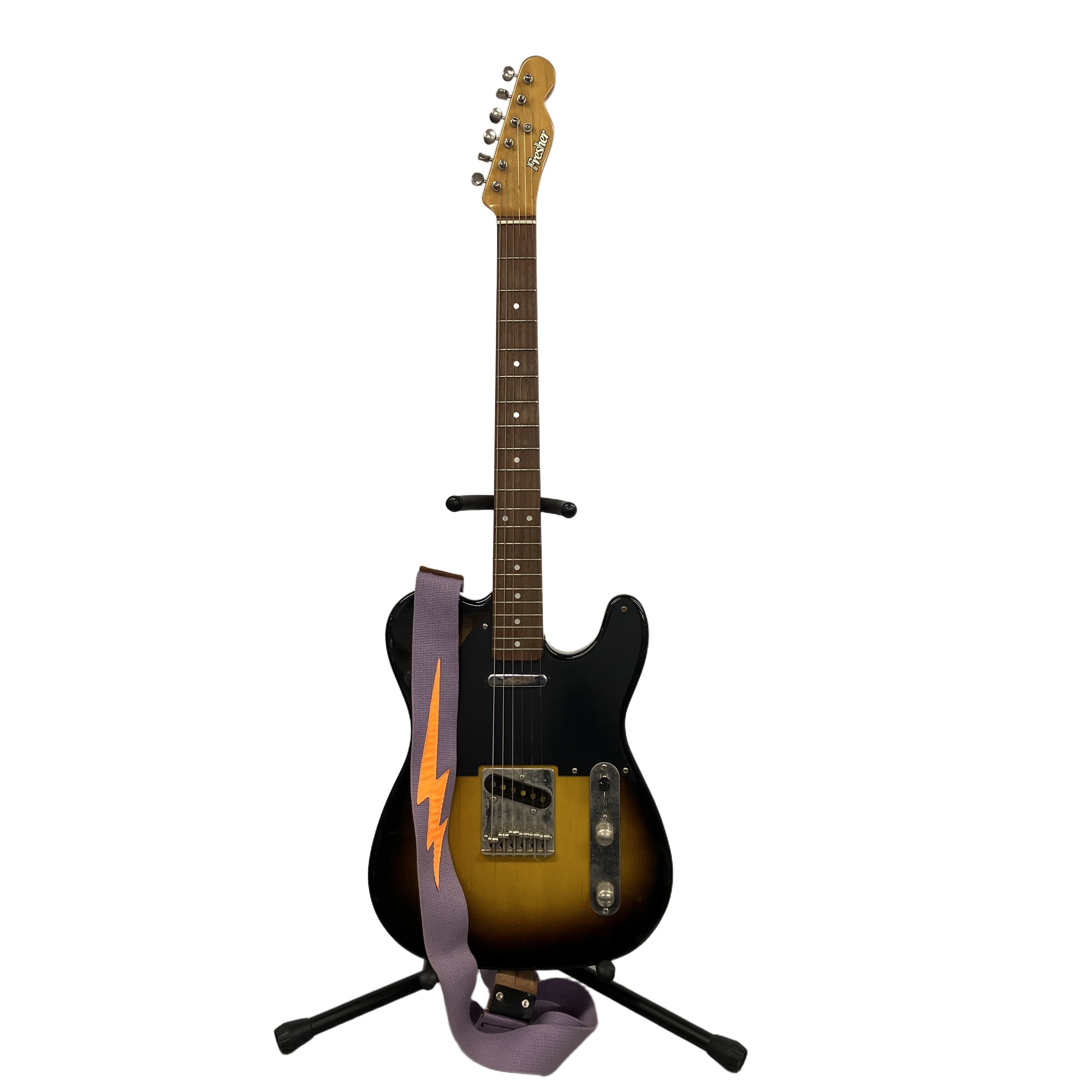 fresher テレキャスター エレキギター ソフトケース付き 音楽 楽器 中古