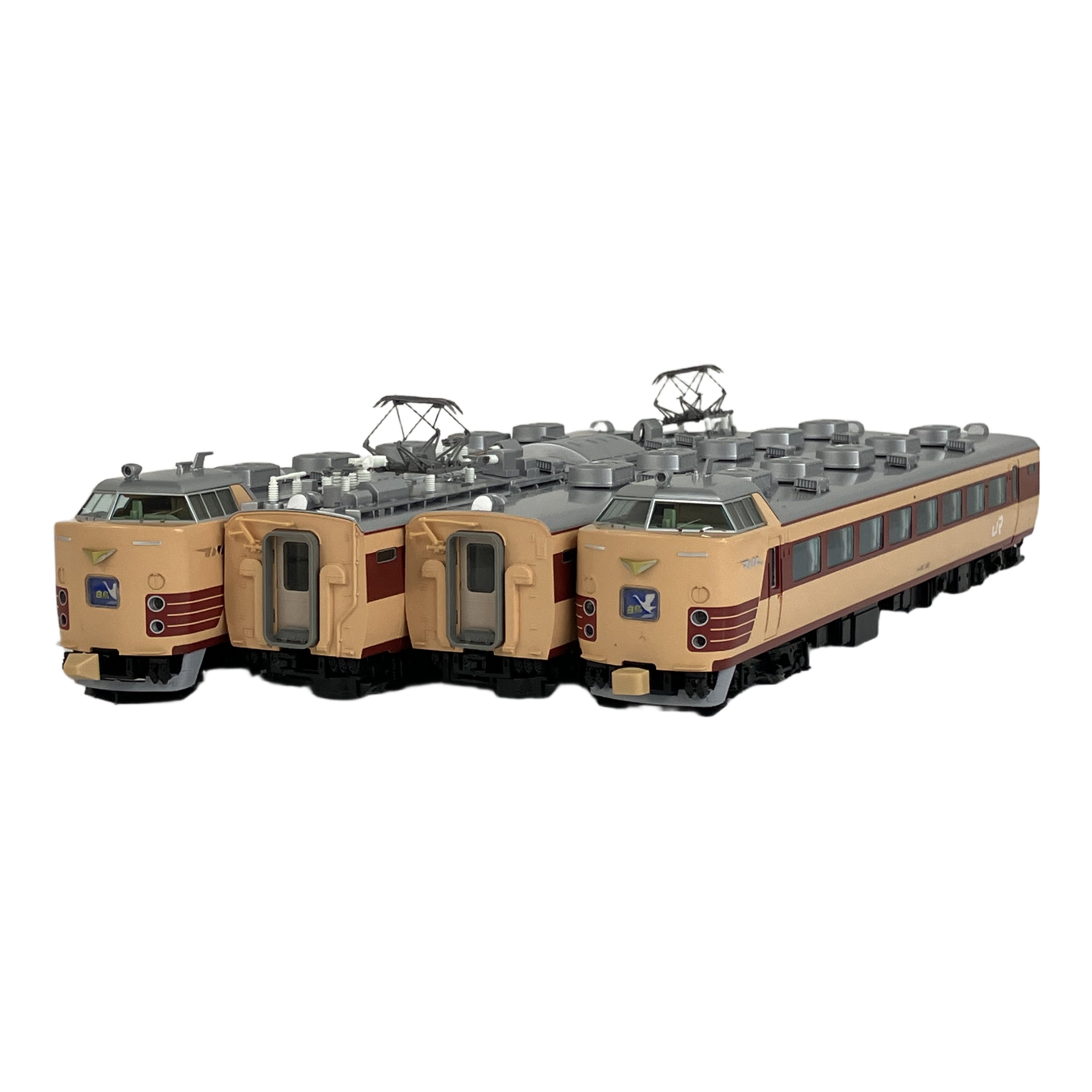 TOMIX HO-094 国鉄 485系特急電車 クハ481 300 基本 4両セット HOゲージ 鉄道模型 中古