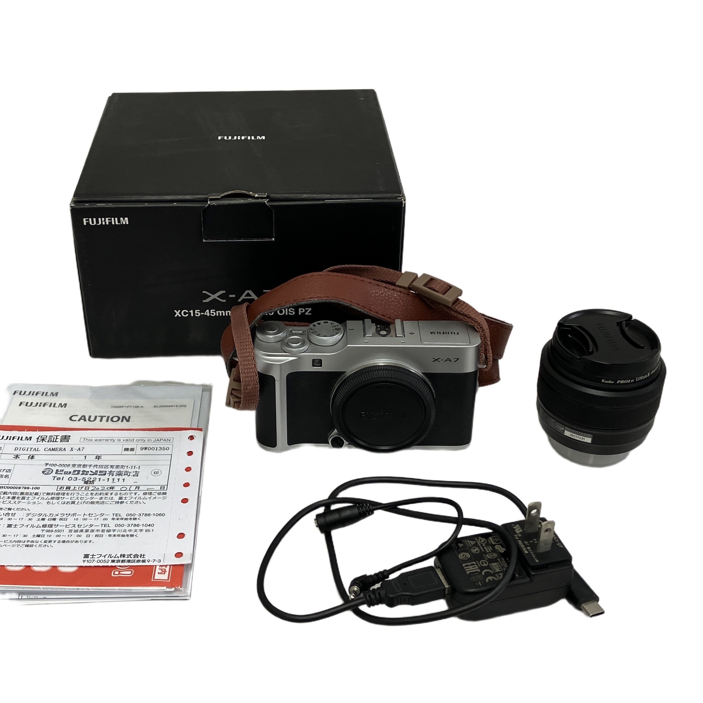 FUJIFILM X-A7 XC15-45mm F3.5-5.6 OIS PZ レンズキット ミラーレス一眼カメラ 富士フイルム 中古