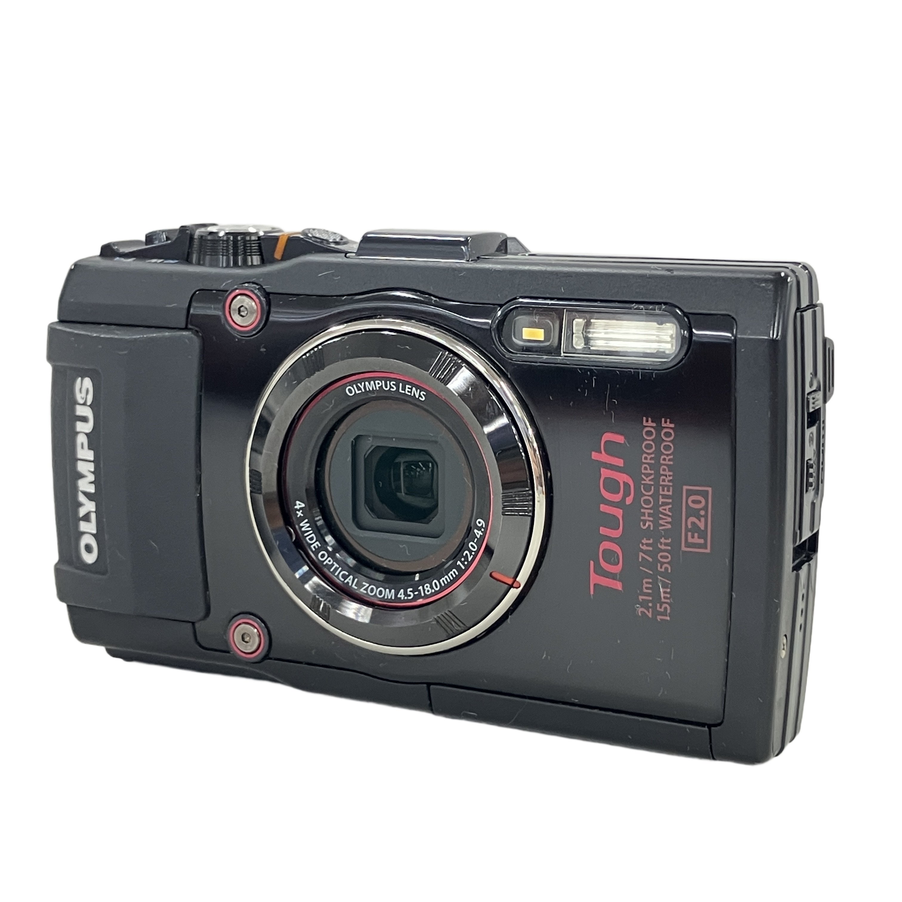 OLYMPUS オリンパ STYLUS TG-4 Tough コンパクトデジタルカメラ ブラック 中古