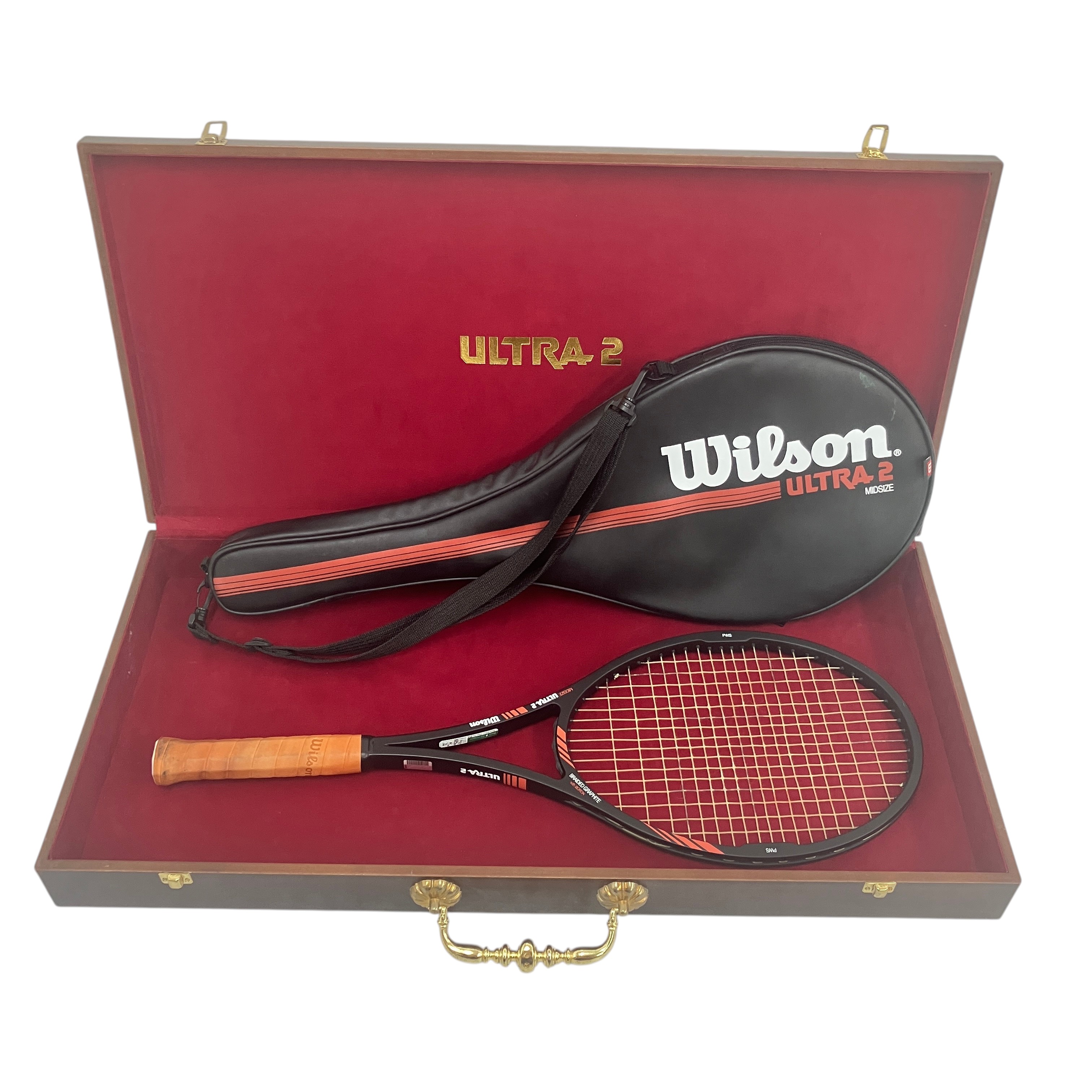 wilson MIDSIZE ULTRA2 ウィルソン テニスラケット スポーツ用品 ウッドケース付 中古