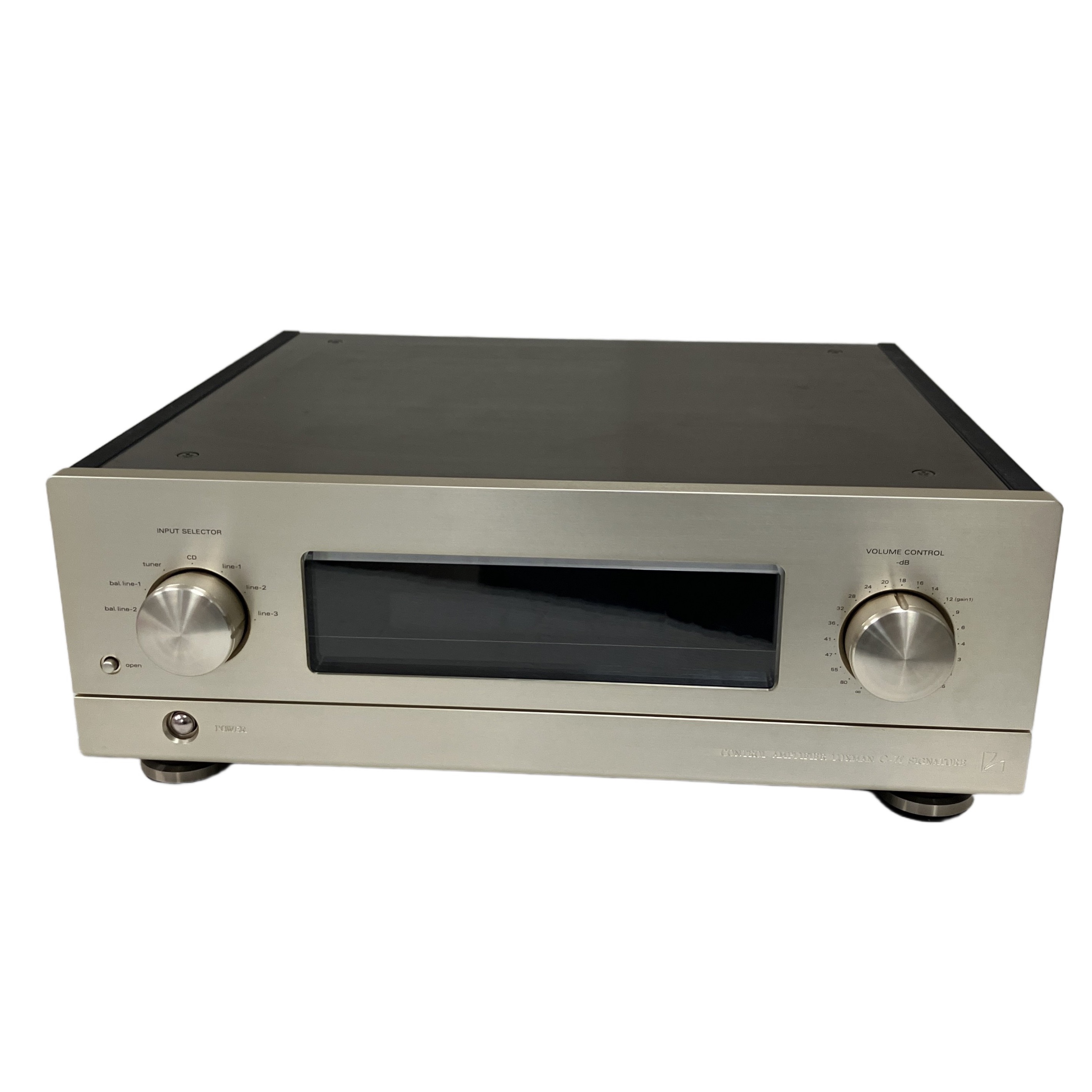 LUXMAN C-7f コントロールアンプ プリアンプ ラックスマン 音響機材 オーディオ 中古