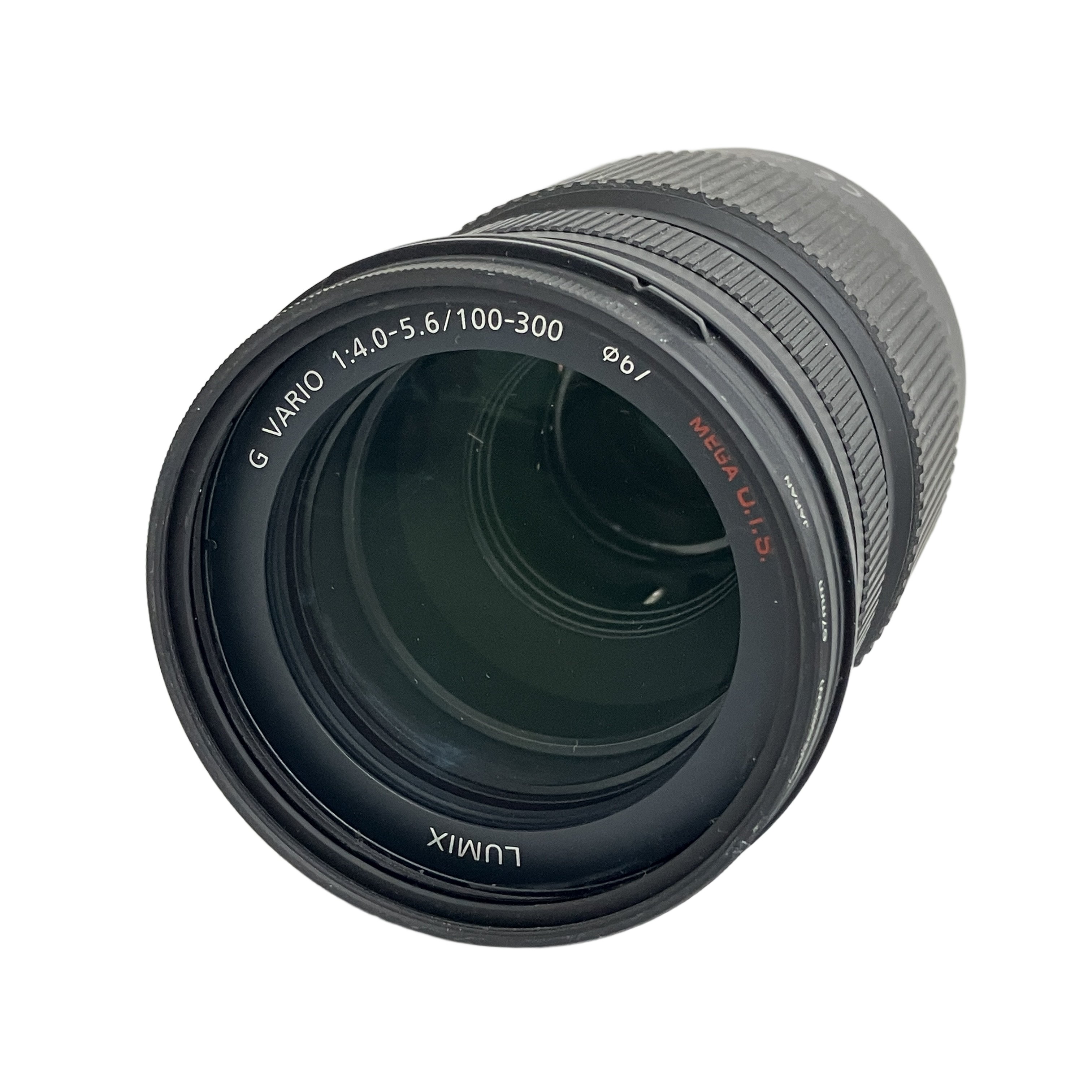 Panasonic H-FS100300 LUMIX G VARIO 100-300mm F4-5.6 MEGA O.I.S 望遠ズームレンズ 撮影機器 中古