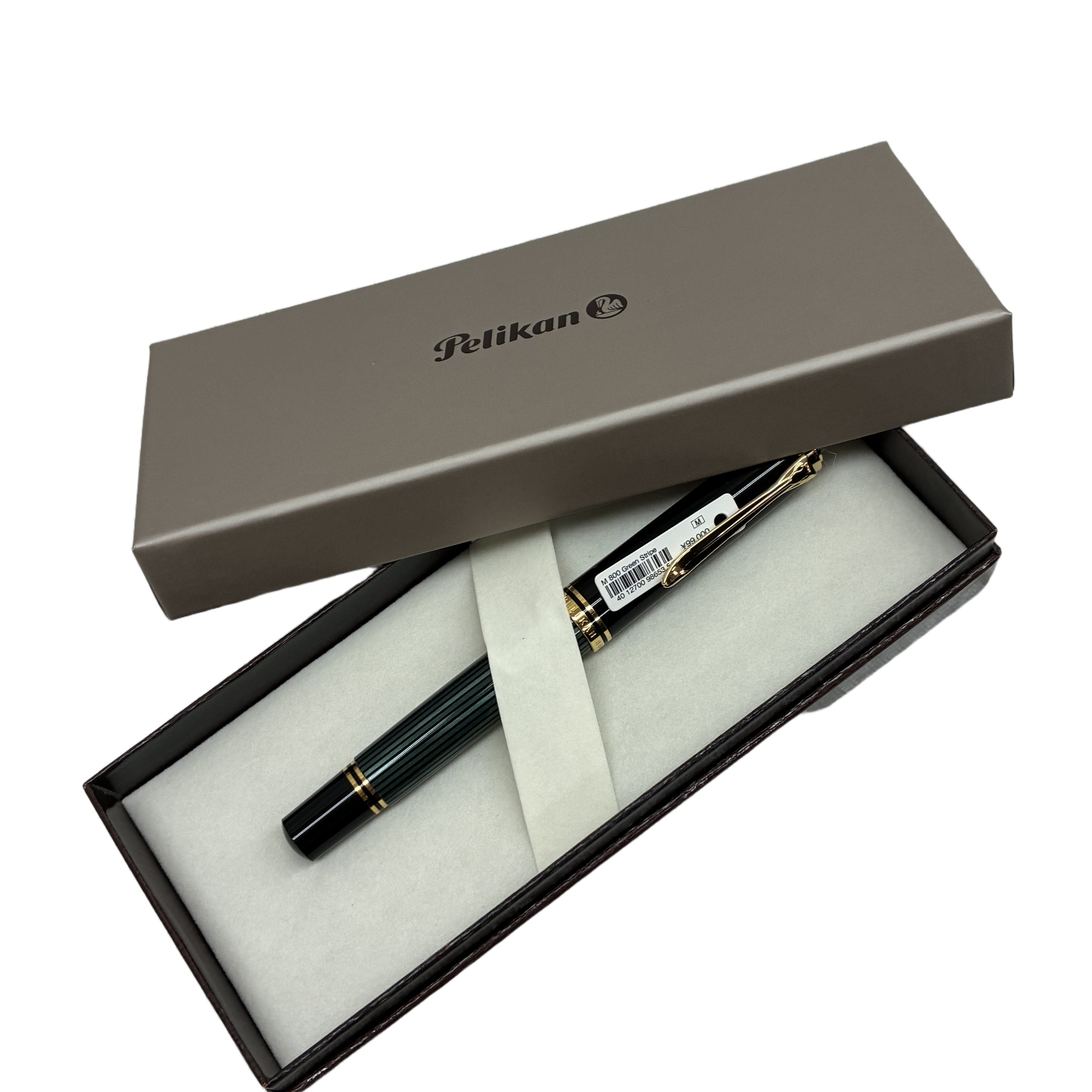 Pelikan M800 万年筆 green stripe M 中字 ペリカン グリーン 緑縞 未使用