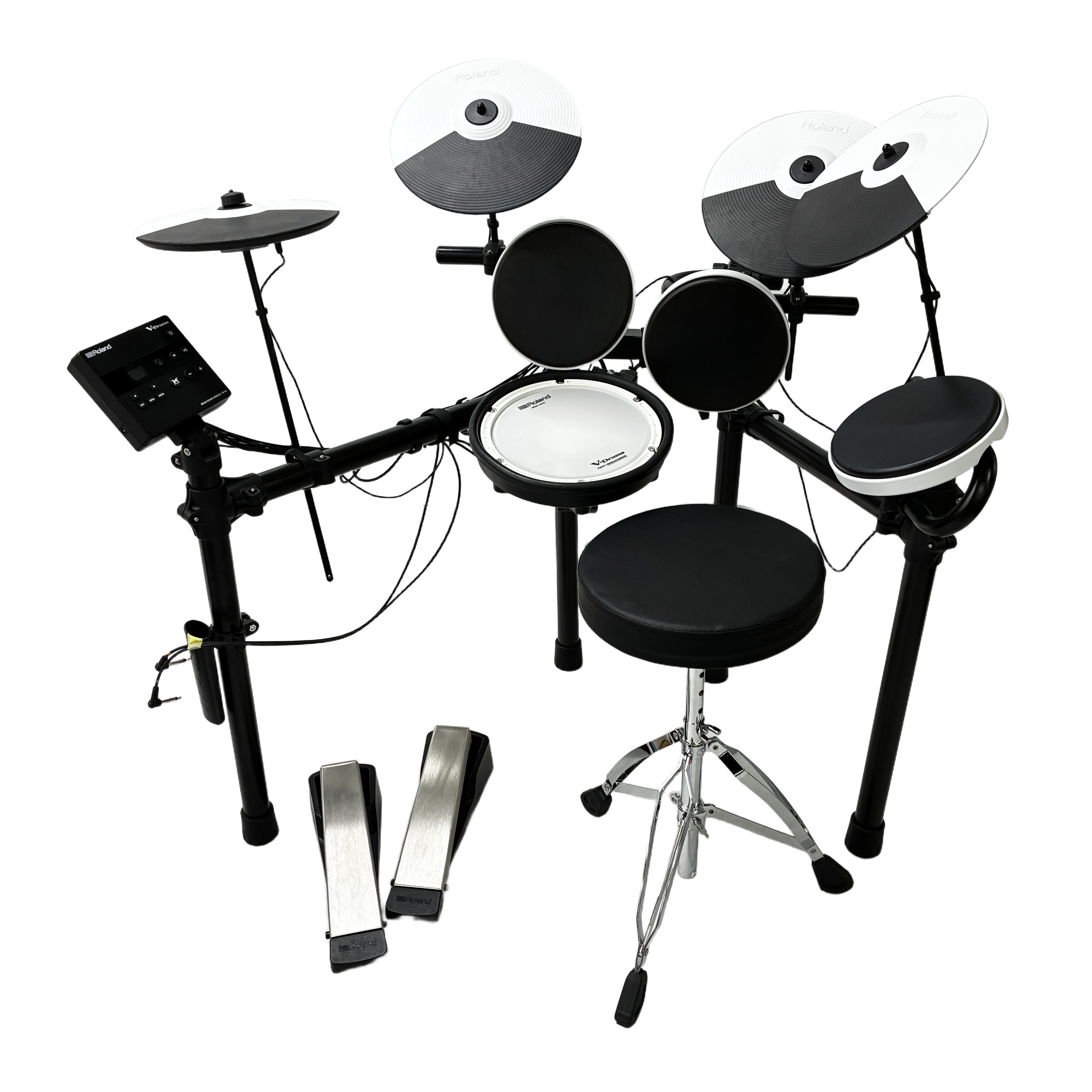 Roland TD-02KV 電子ドラム V-Drums BT-DUAL付き スローン付き ローランド 中古 良好
