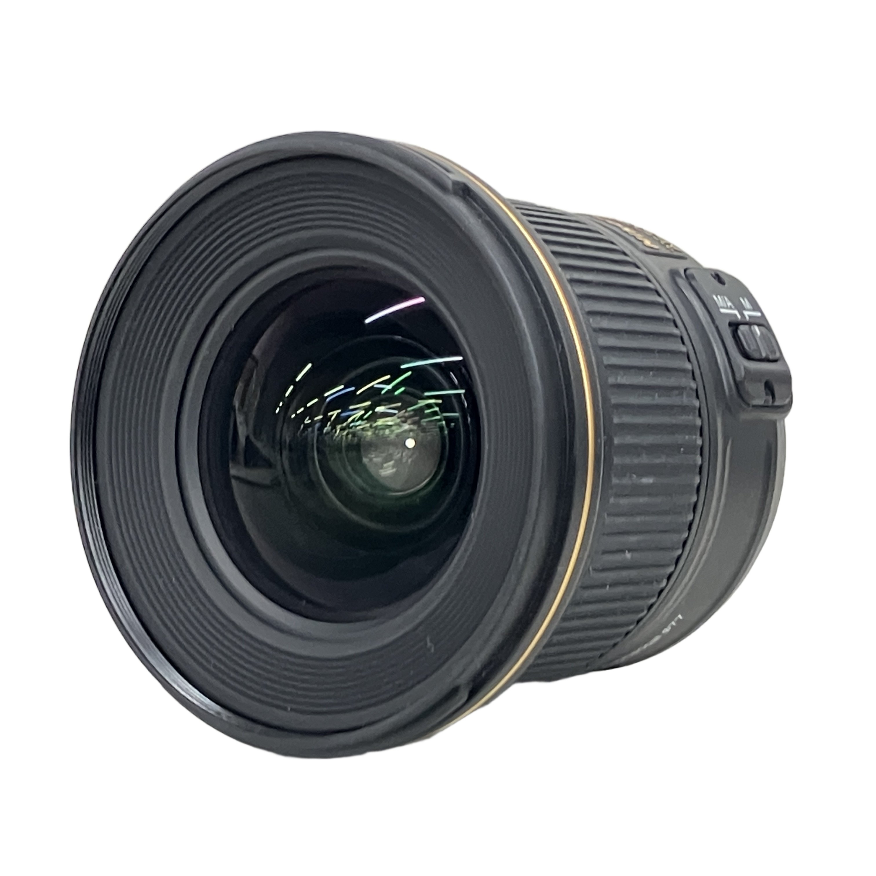 Nikon ニコン AF-S NIKKOR 20mm f/1.8G ED 超広角レンズ Fマウント フード/キャップ付 中古 良好