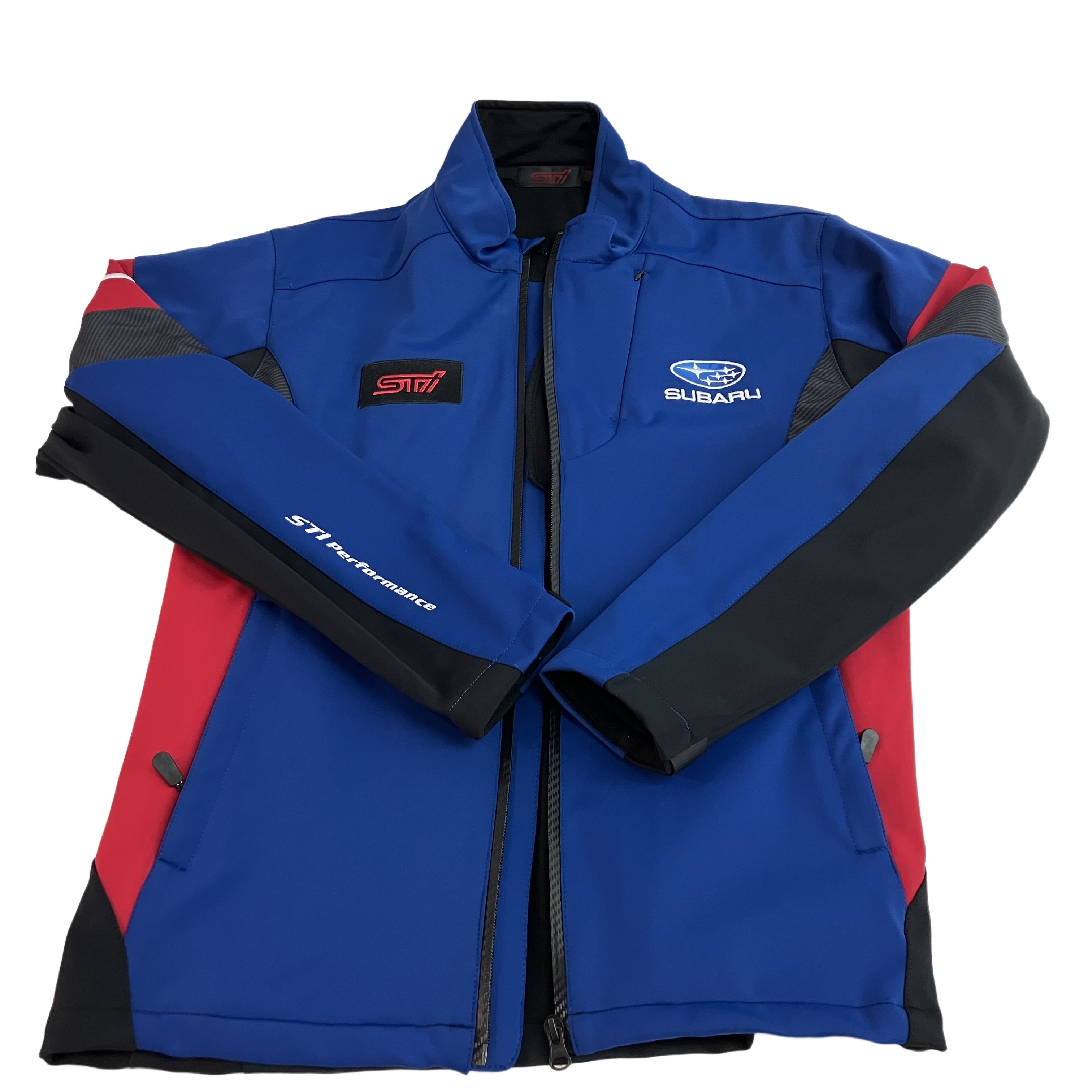 SUBARU STIチーム ソフトシェルジャケット XLサイズ ジャケット アウター モータースポーツ メンズ 中古