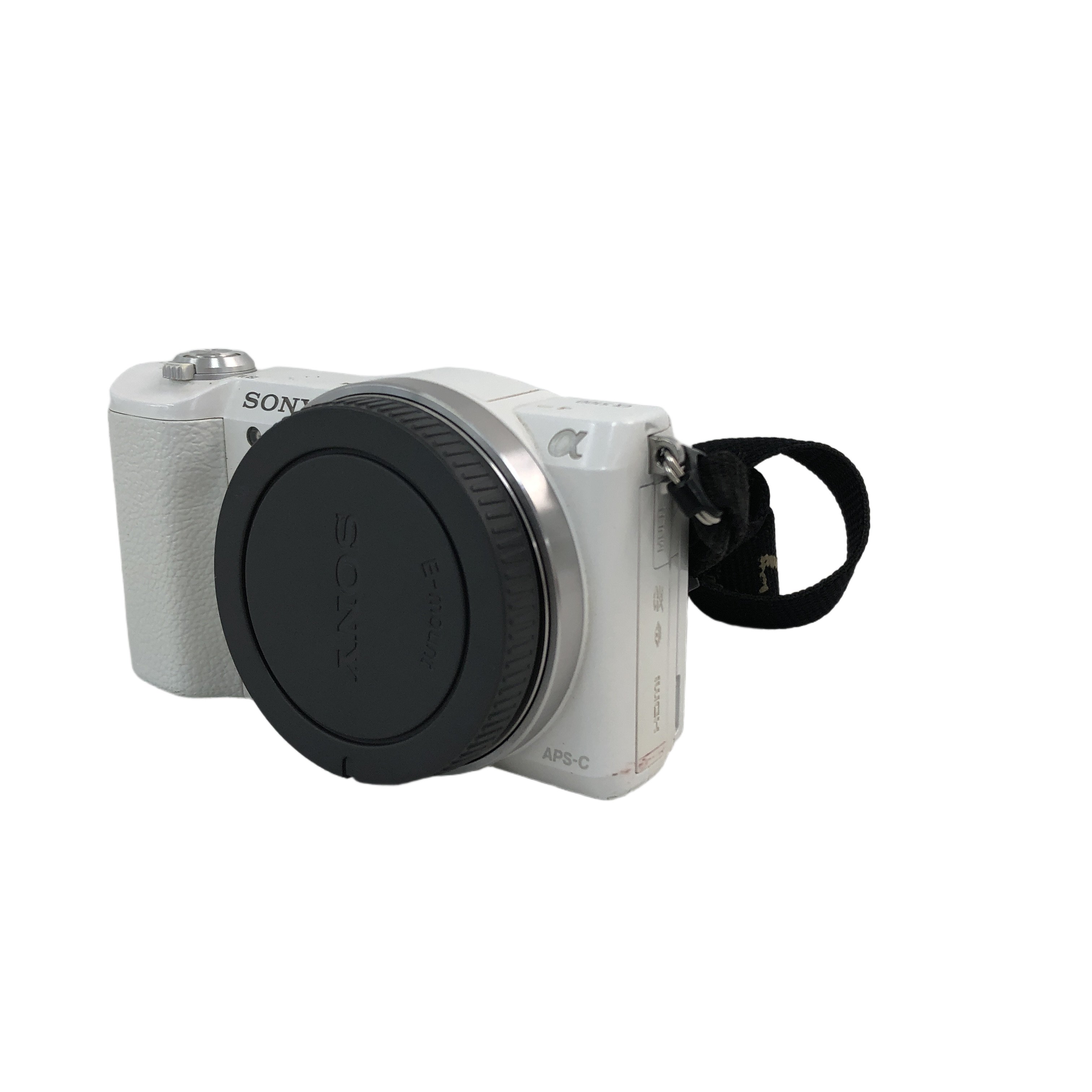 SONY ILCE-5100 α5100 ミラーレス 一眼レフ カメラ ボディ ソニー 24.3MEGA PIXELS AVCHD カメラ周辺機器 ホワイト 中古