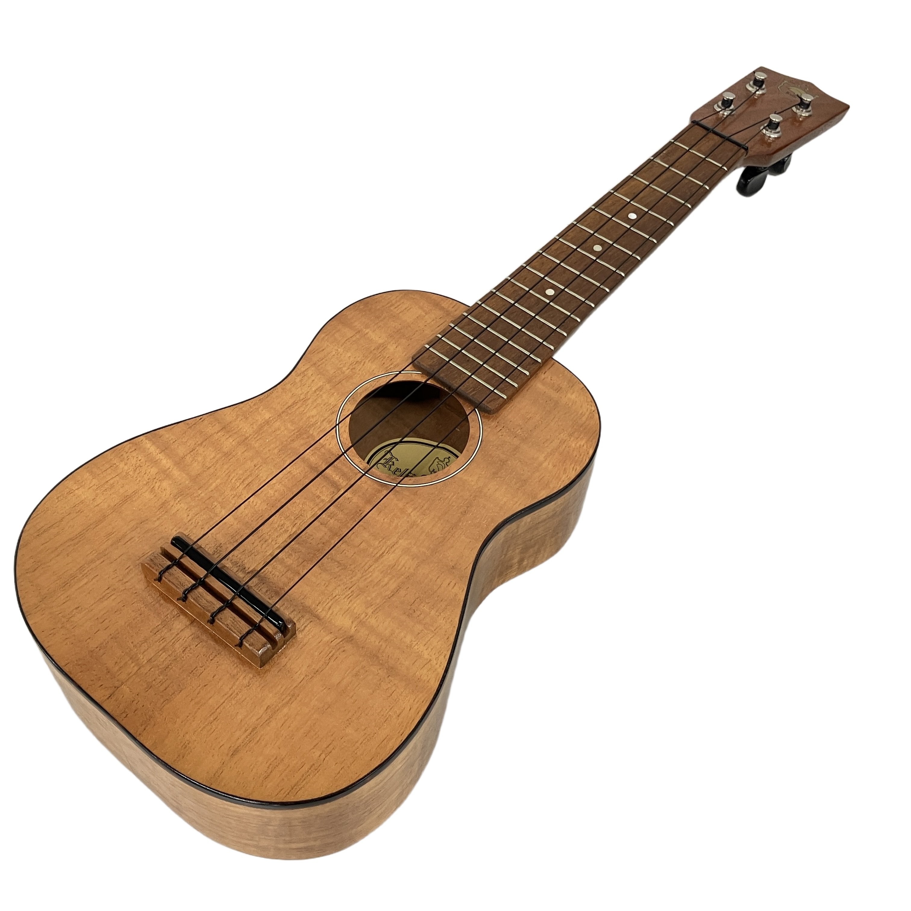 Kelii Ukulele ケリィ ソプラノ ウクレレ カスタムDX ケース付 ハワイ製 オールコア 弦楽器 中古 良好