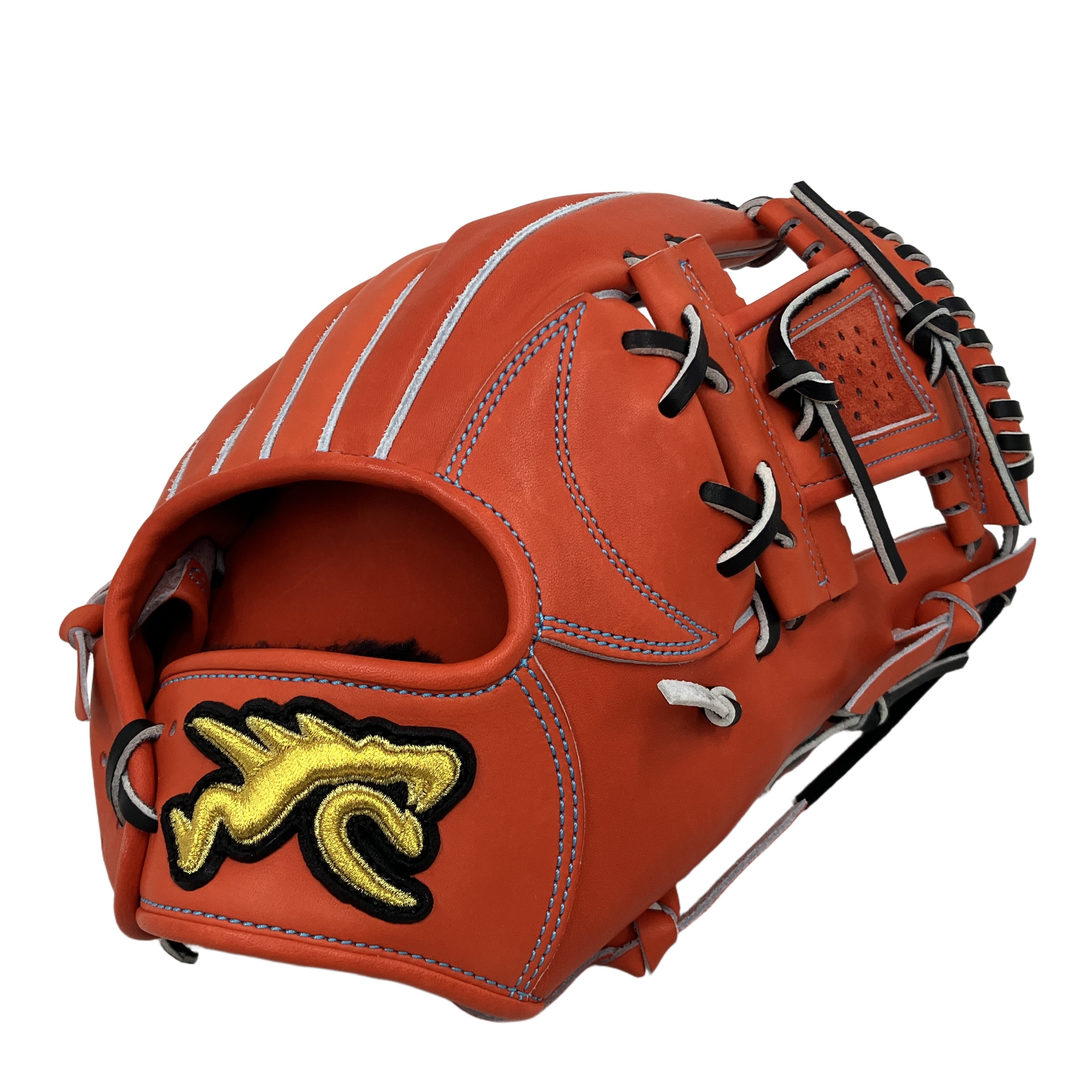 GLOVE STUDIO RYU リュウ グローブ オレンジ系 硬式 野球 中古 美品