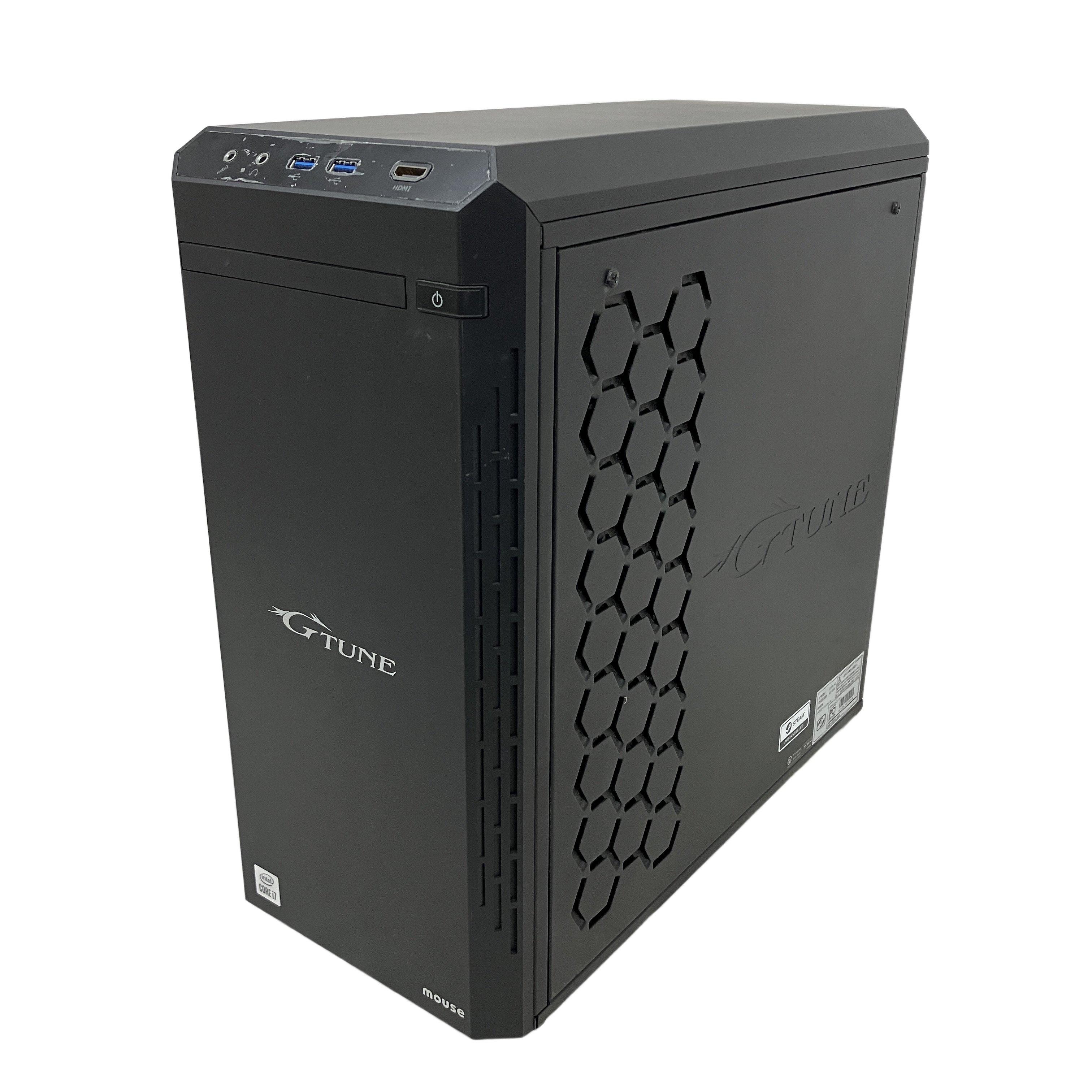 Mouse G-Tune HM-B560-MA デスクトップ パソコン i7 10700F 16GB HDD 1TB SSD 1TB RTX 3060 win11 中古
