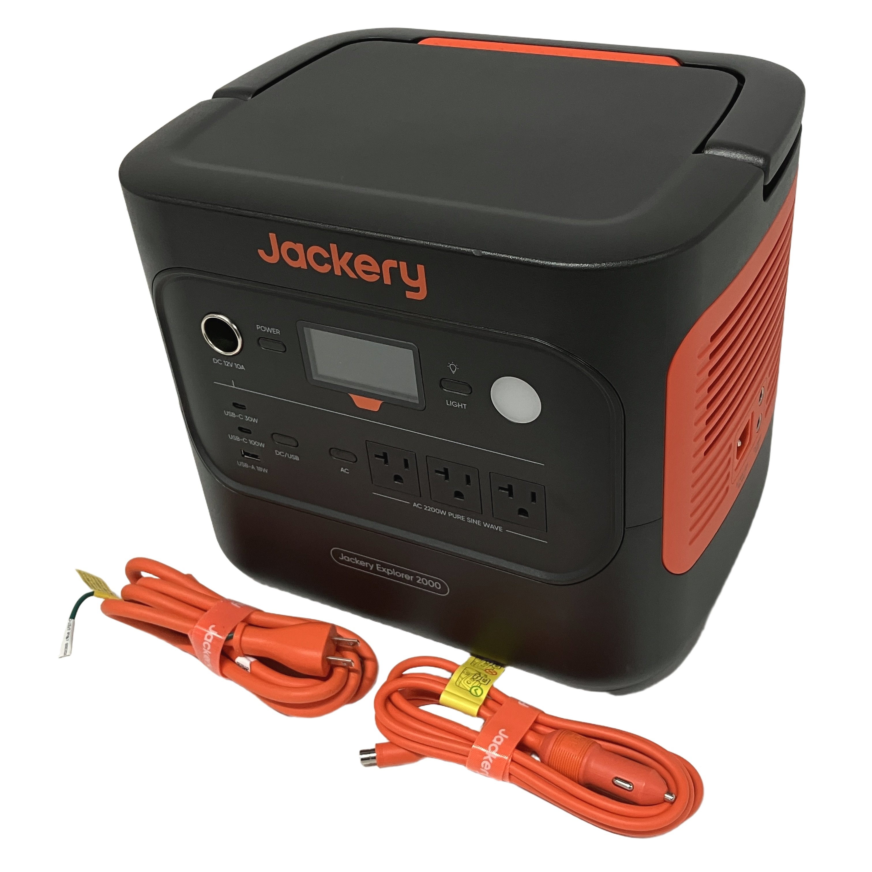 Jackery JE-2000D ポータブル 電源 ジャクリ キャンプ アウトドア 非常用 電源 災害 防災 バッテリー 中古 良好
