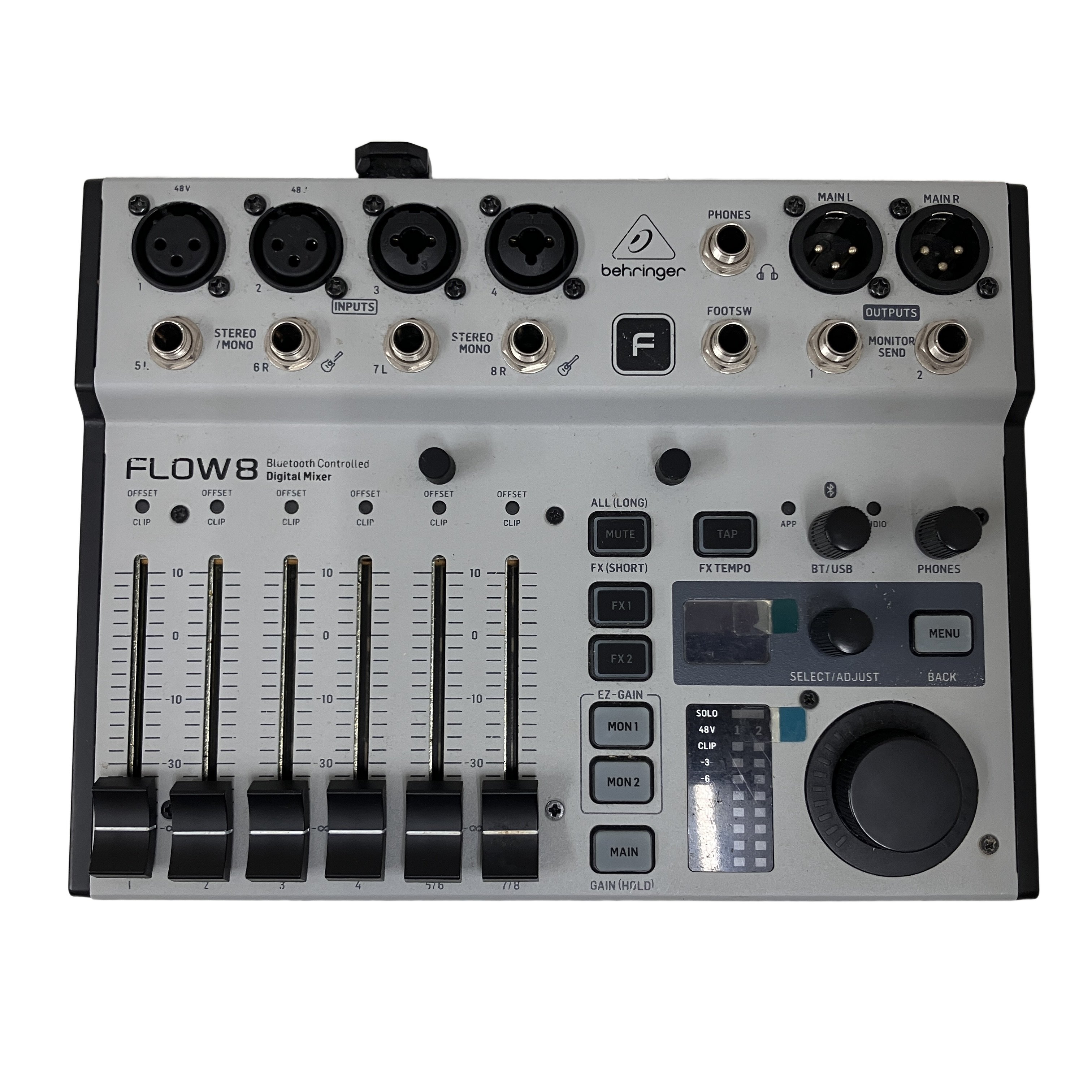 BEHRINGER FLOW 8 デジタルミキサー オーディオインターフェイス DTM ベリンガー 音響機器 中古