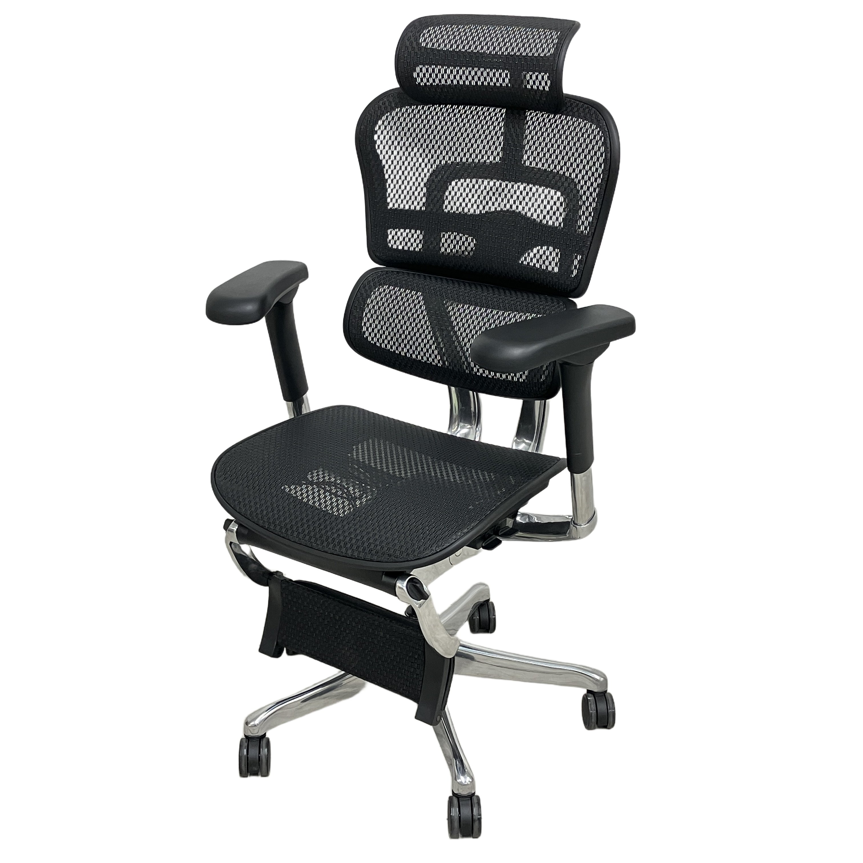 Ergohuman Pro 2 オットマン内蔵型 DR オフィスチェア 椅子 エルゴヒューマン 家具 中古