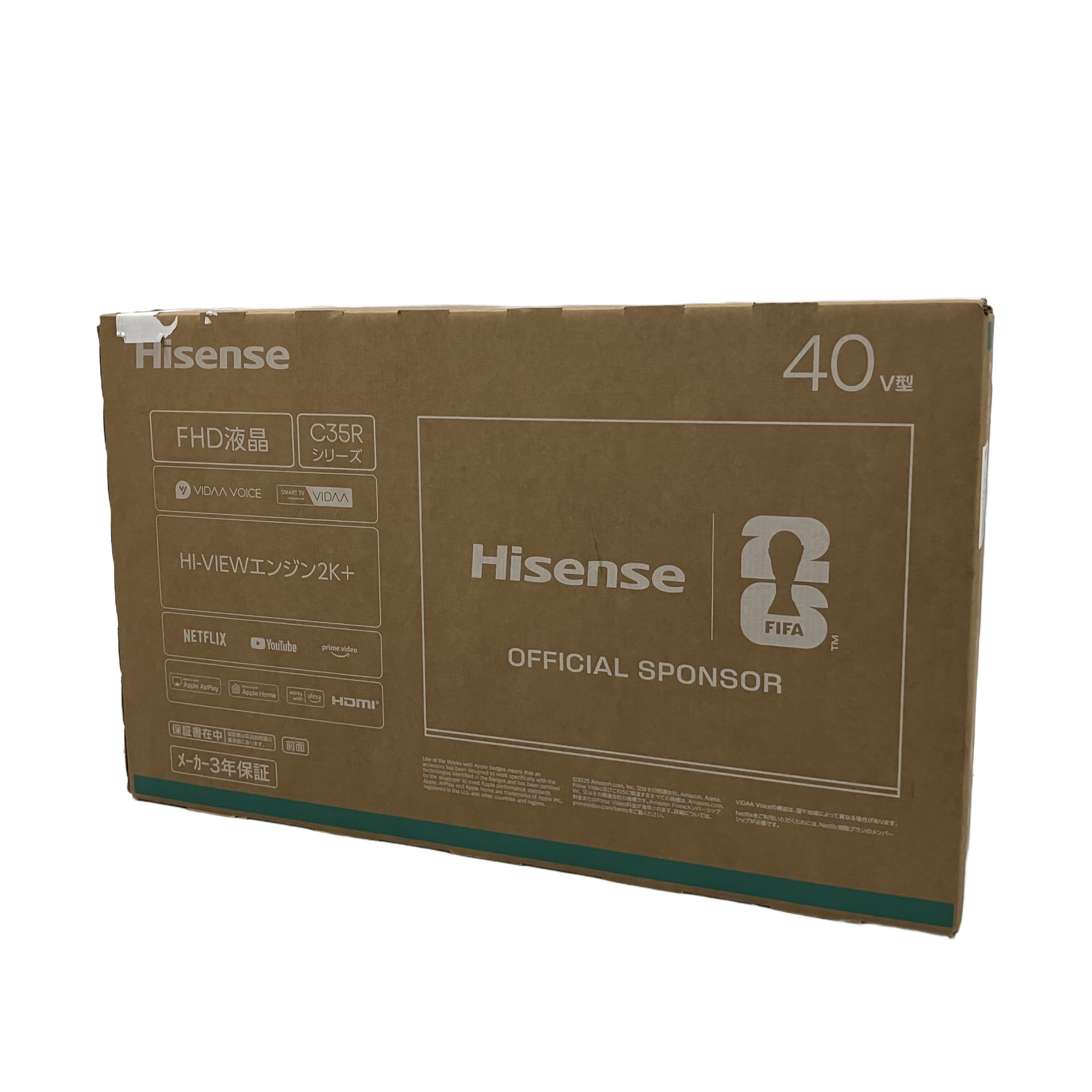 Hisense 40C35R 液晶テレビ 40インチ ハイセンスTV 家電 未使用 未開封